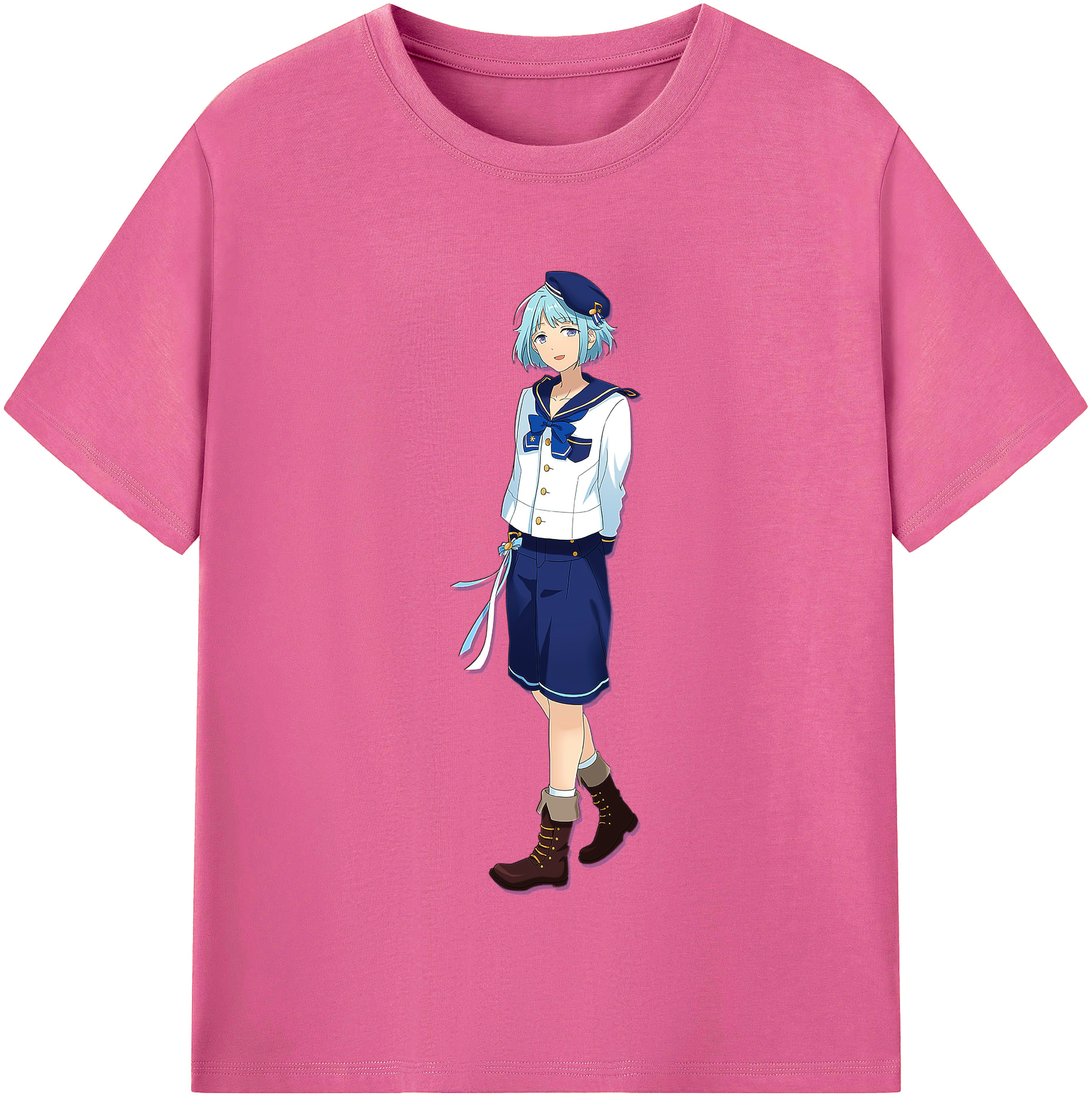 （画像用） あんさんぶるスターズ! Ensemble Stars レディースカジュアルプリントTシャツ（綿100％）