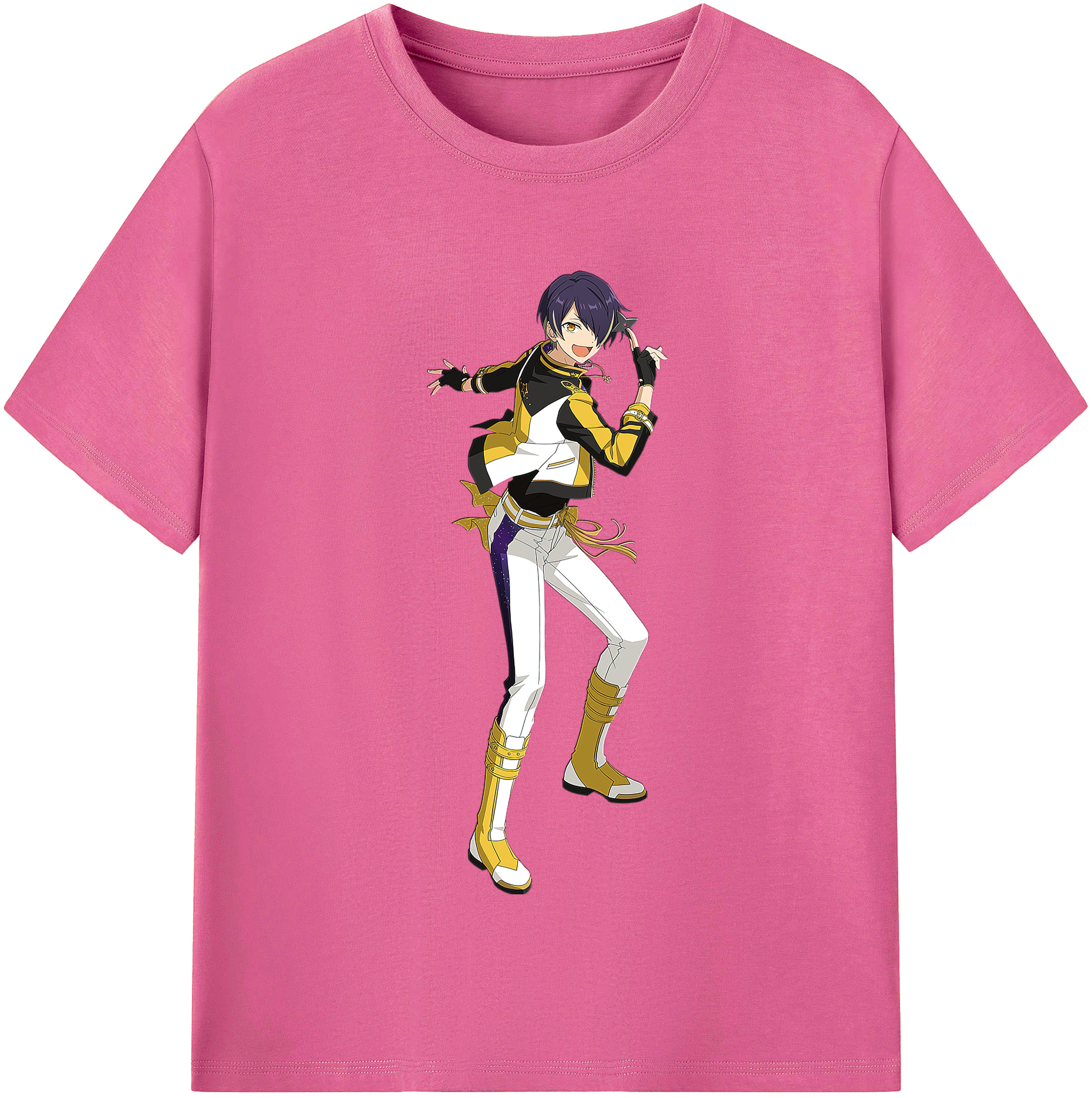 （画像用） あんさんぶるスターズ! Ensemble Stars レディースカジュアルプリントTシャツ（綿100％）