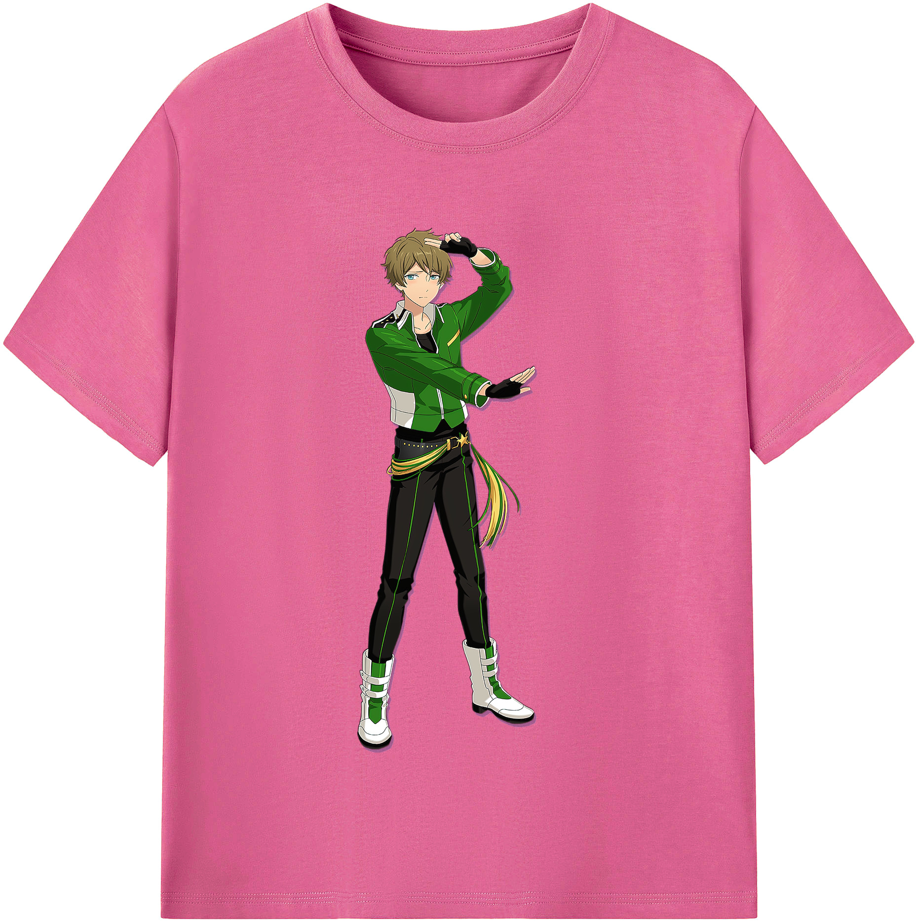 （画像用） あんさんぶるスターズ! Ensemble Stars レディースカジュアルプリントTシャツ（綿100％）