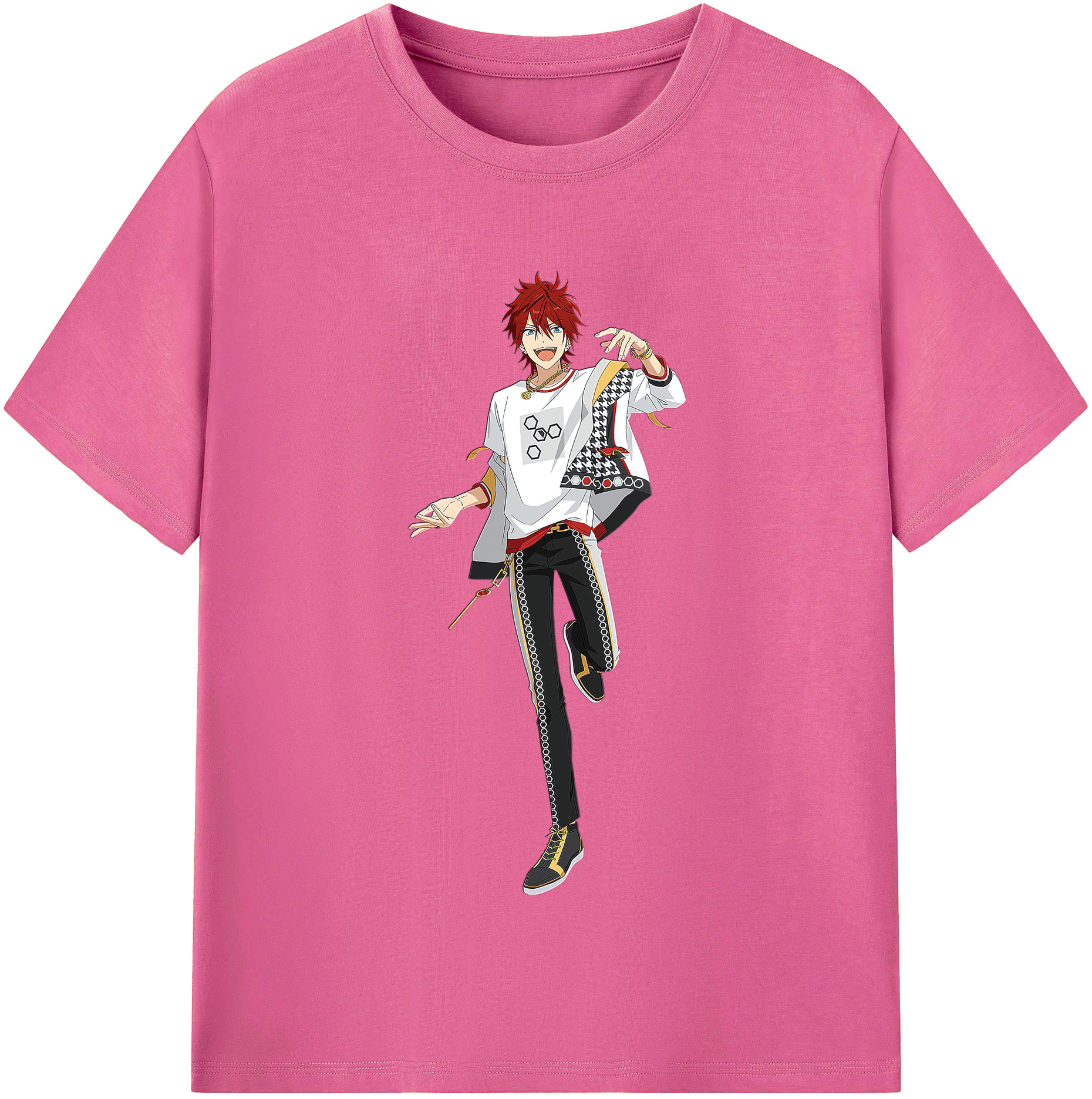（画像用） あんさんぶるスターズ! Ensemble Stars レディースカジュアルプリントTシャツ（綿100％）