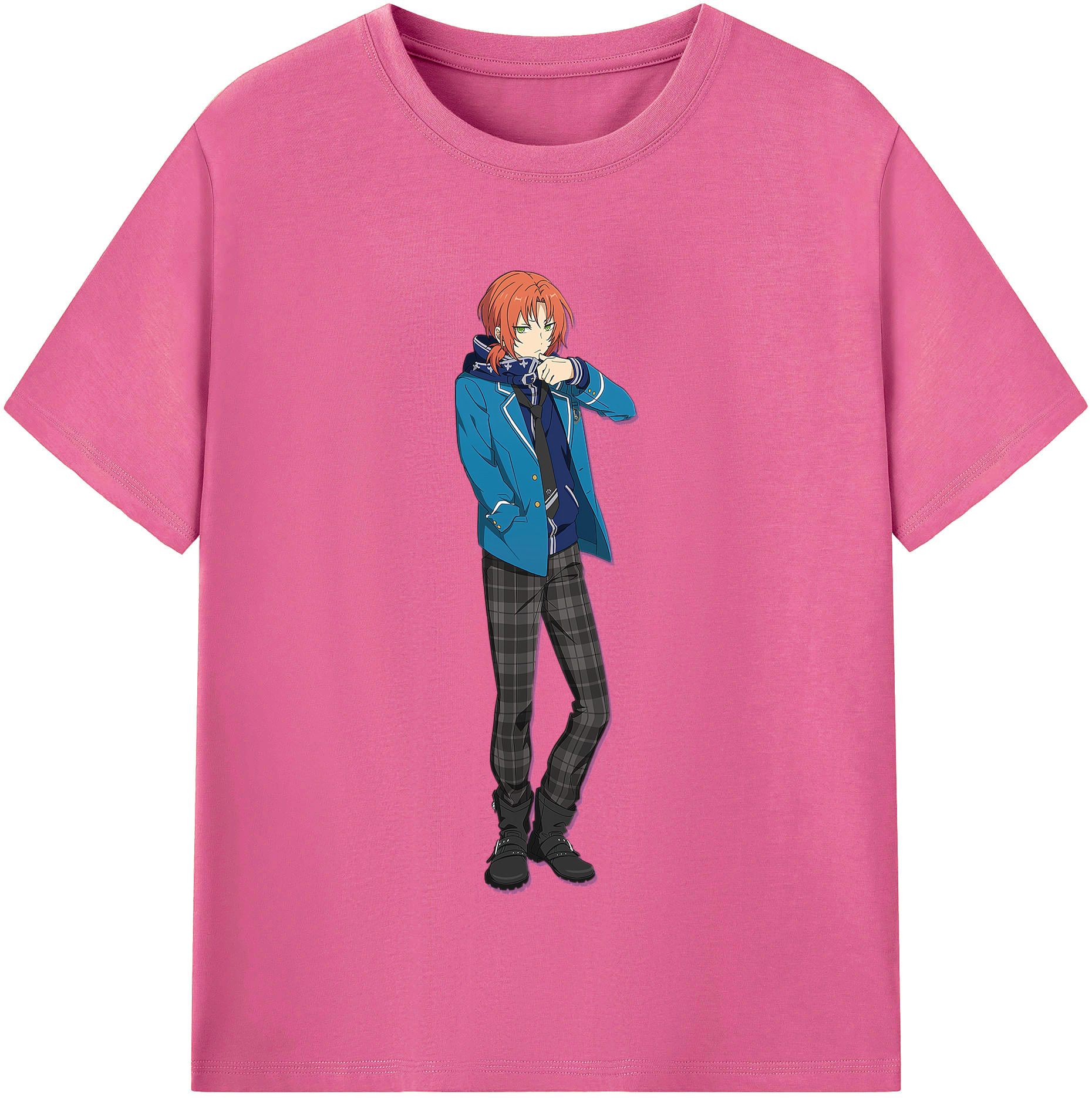 （画像用） あんさんぶるスターズ! Ensemble Stars レディースカジュアルプリントTシャツ（綿100％）
