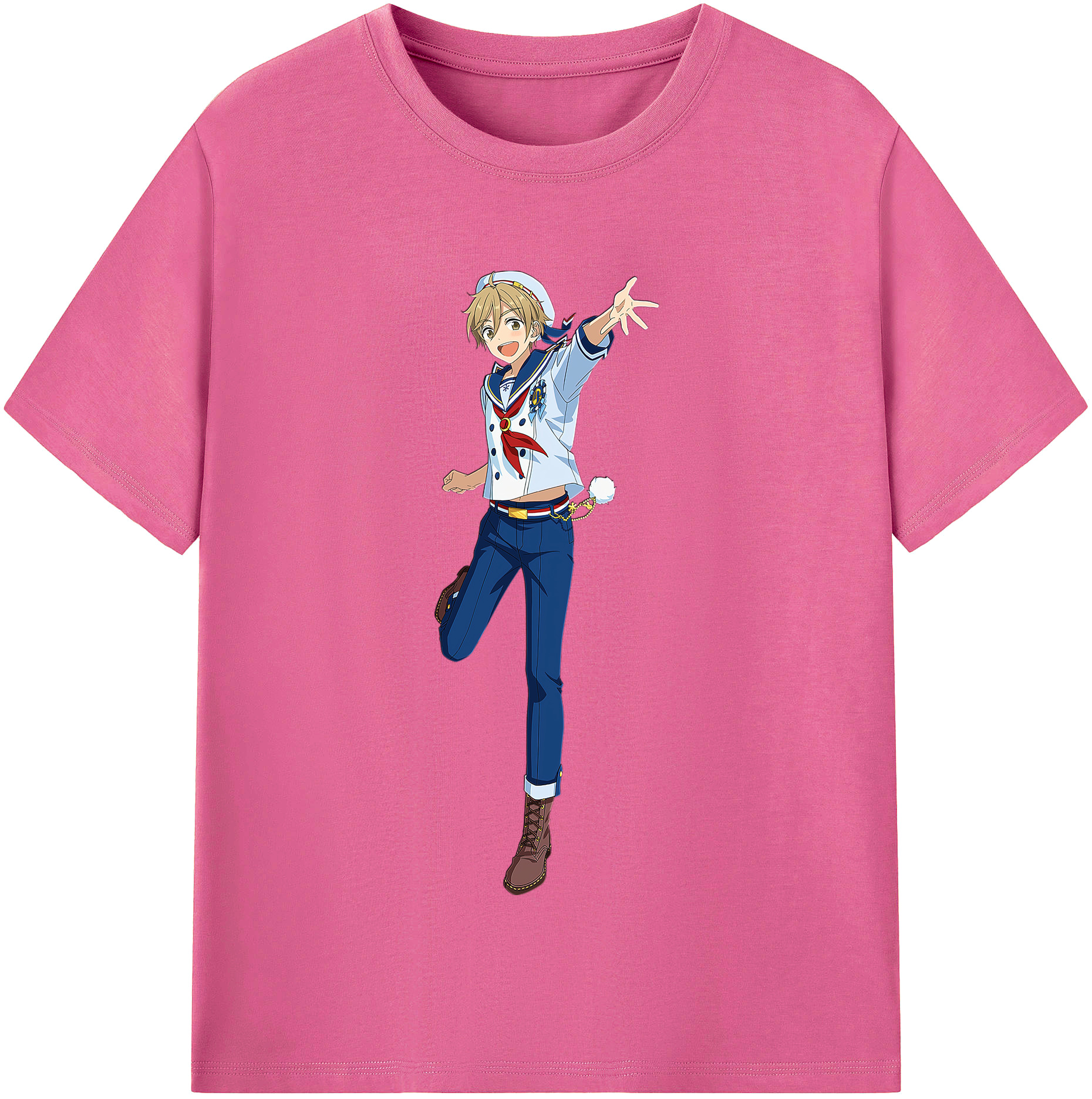 （画像用） あんさんぶるスターズ! Ensemble Stars レディースカジュアルプリントTシャツ（綿100％）