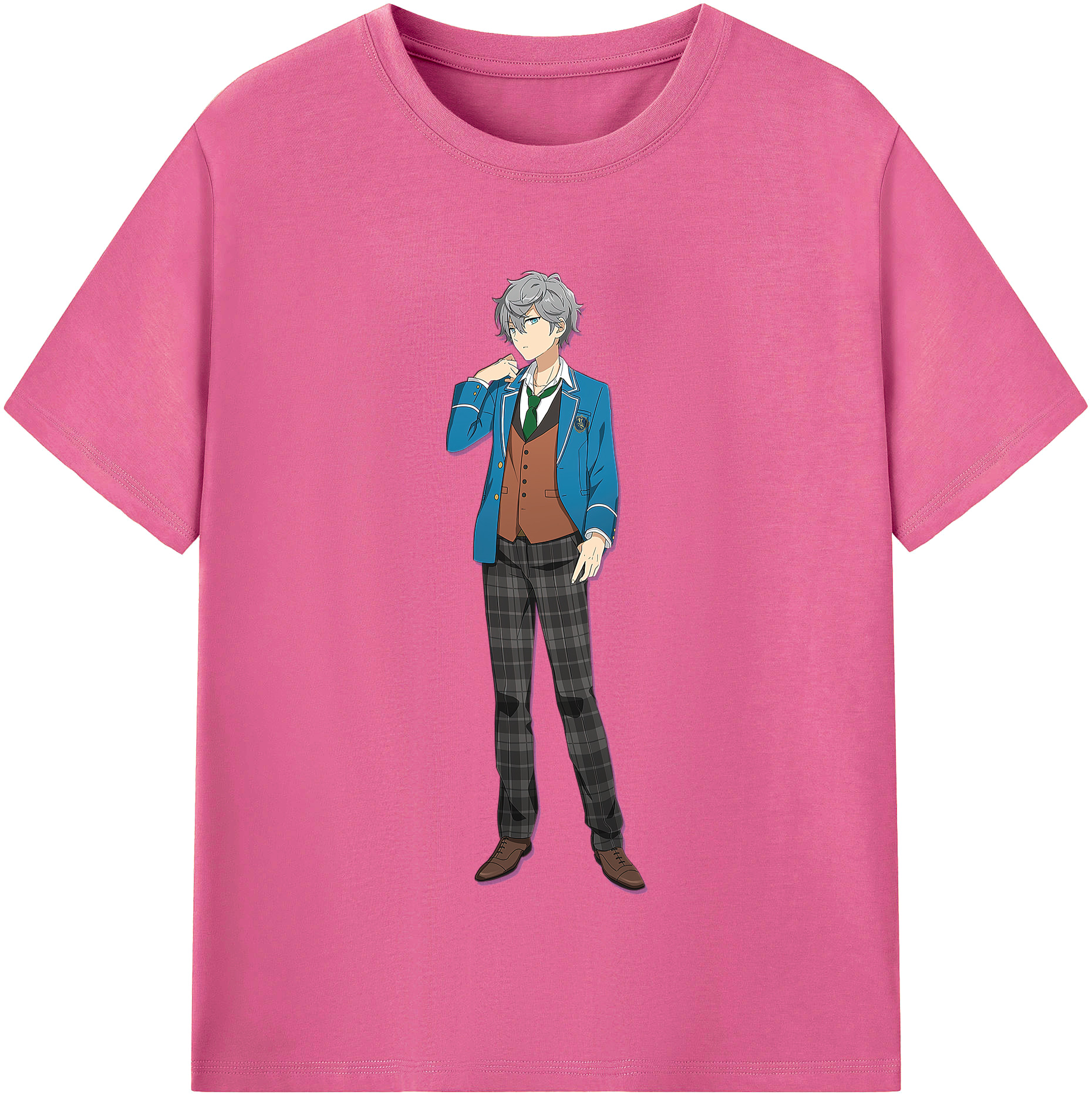 （画像用） あんさんぶるスターズ! Ensemble Stars レディースカジュアルプリントTシャツ（綿100％）