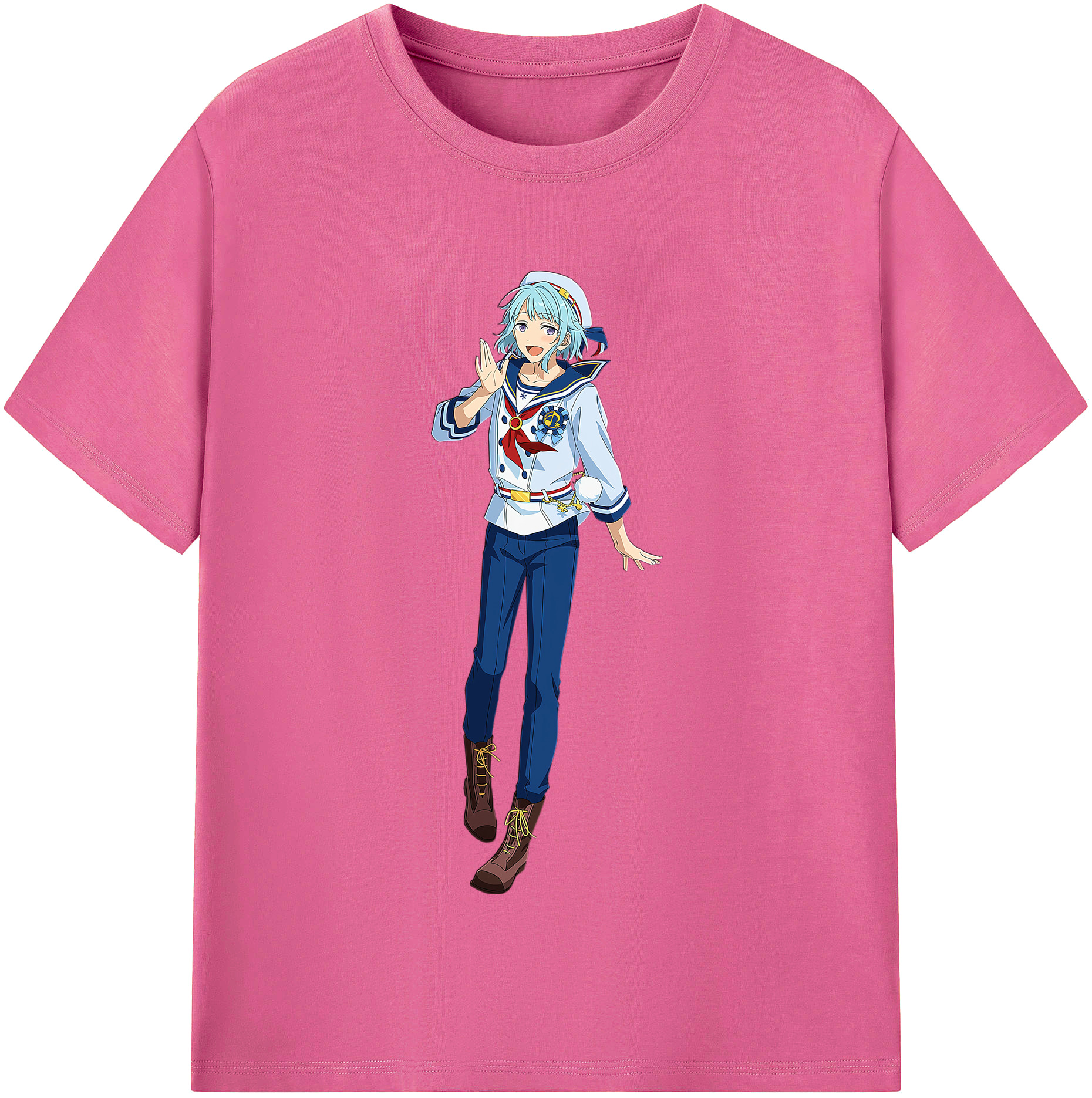 （画像用） あんさんぶるスターズ! Ensemble Stars レディースカジュアルプリントTシャツ（綿100％）