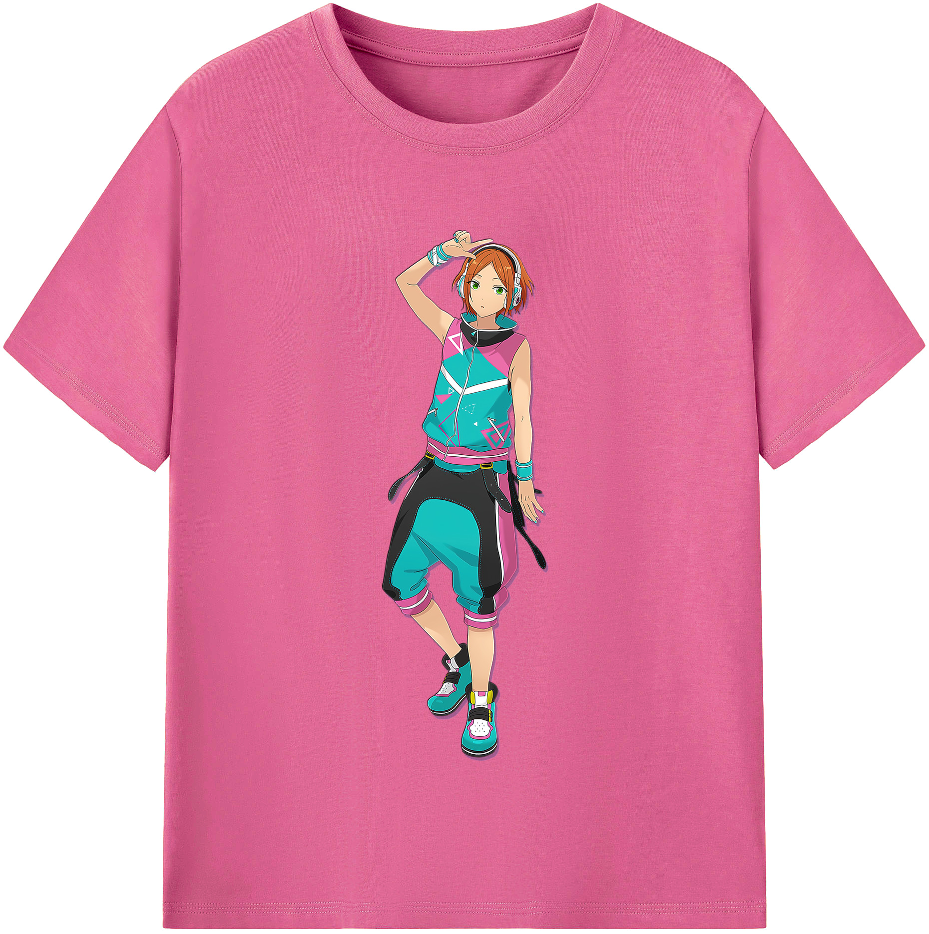 （画像用） あんさんぶるスターズ! Ensemble Stars レディースカジュアルプリントTシャツ（綿100％）
