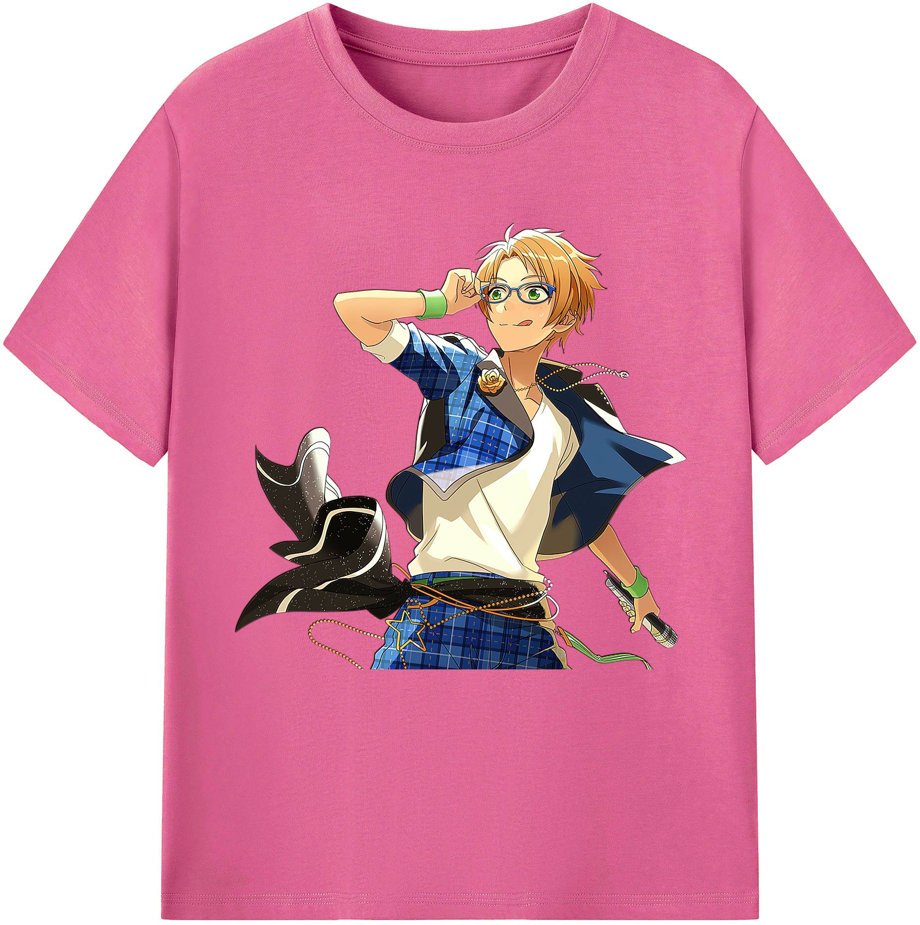 （画像用） あんさんぶるスターズ! Ensemble Stars レディースカジュアルプリントTシャツ（綿100％）