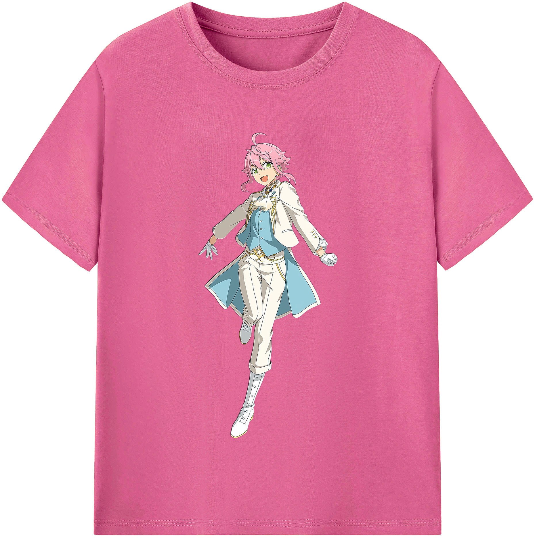 （画像用） あんさんぶるスターズ! Ensemble Stars レディースカジュアルプリントTシャツ（綿100％）