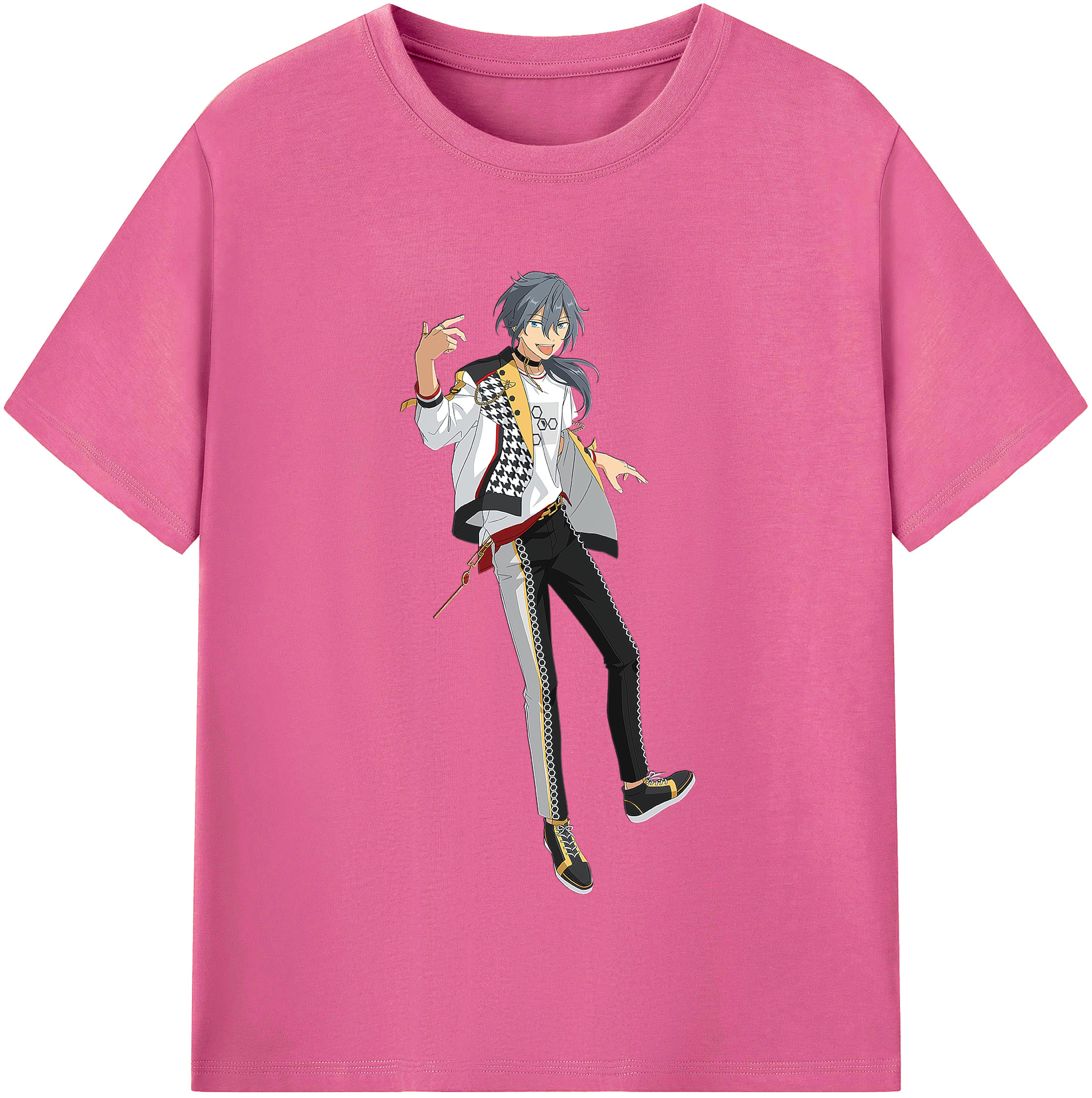 （画像用） あんさんぶるスターズ! Ensemble Stars レディースカジュアルプリントTシャツ（綿100％）