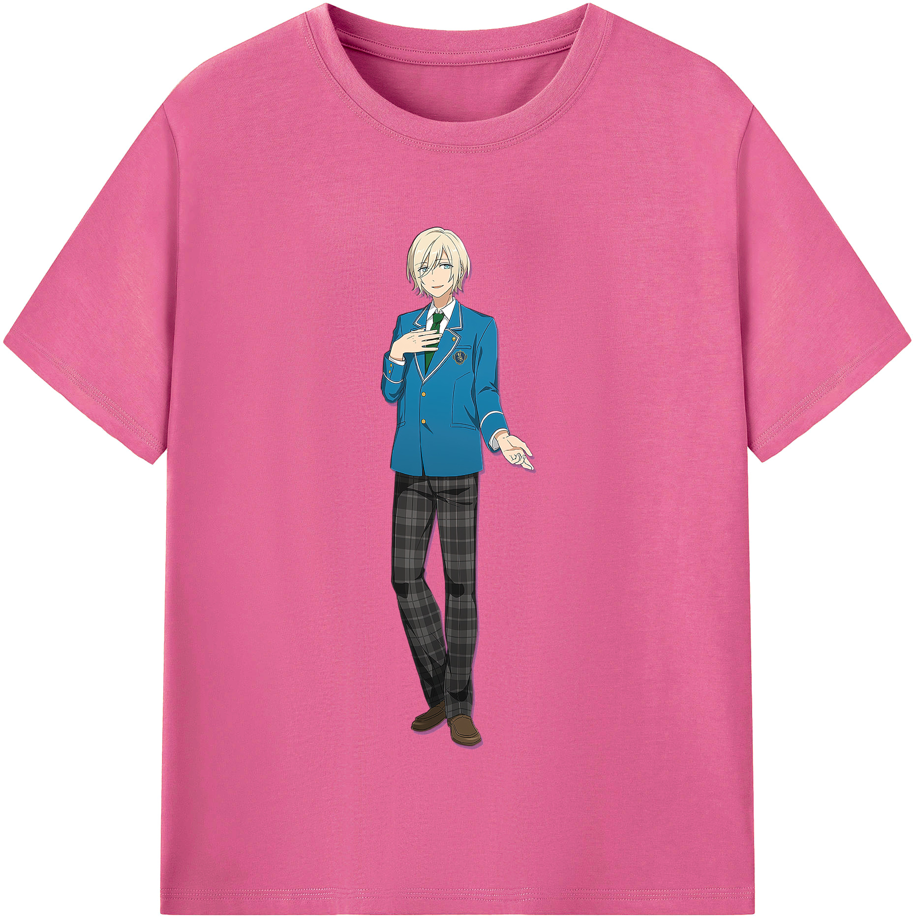 （画像用） あんさんぶるスターズ! Ensemble Stars レディースカジュアルプリントTシャツ（綿100％）