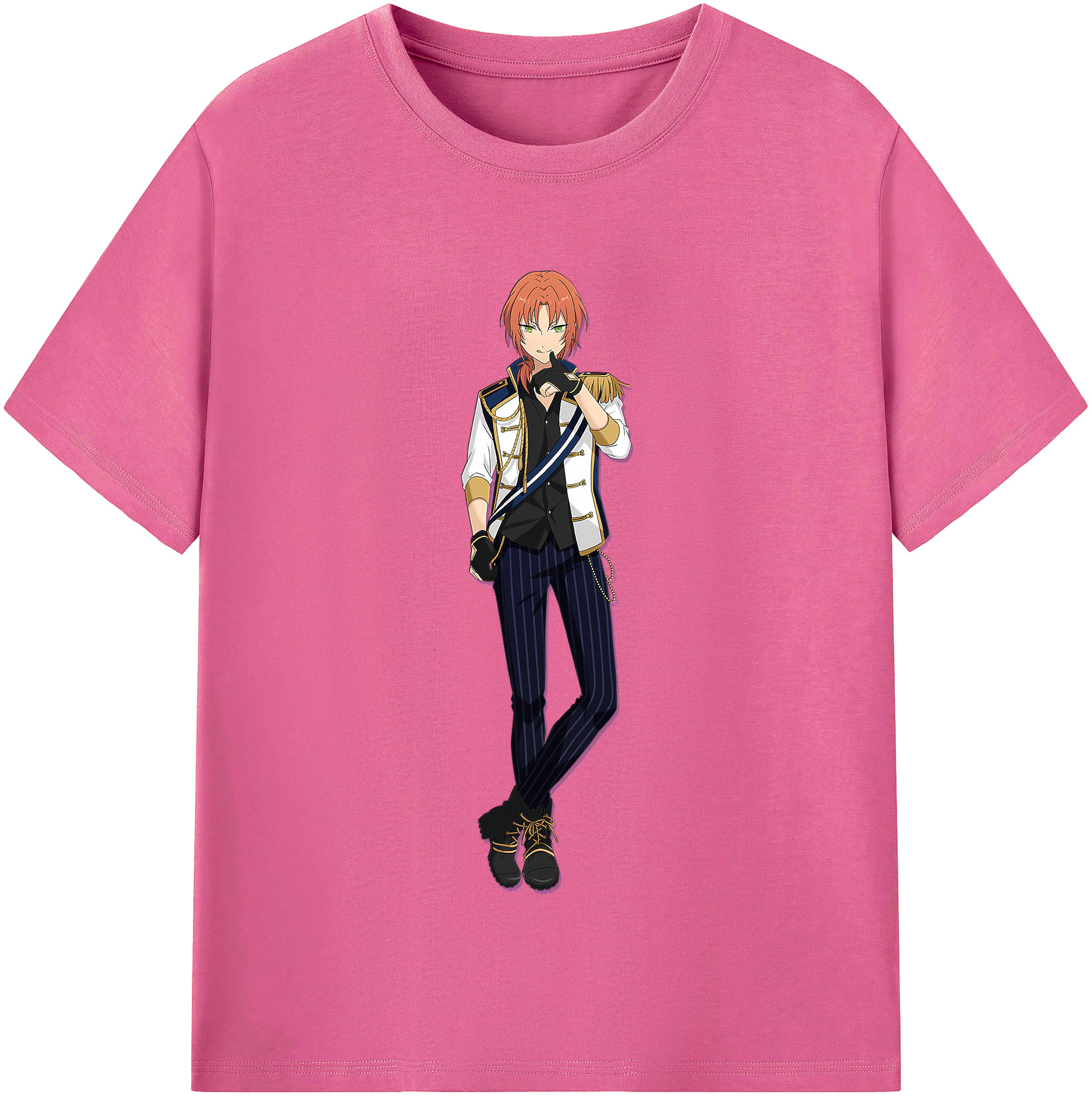（画像用） あんさんぶるスターズ! Ensemble Stars レディースカジュアルプリントTシャツ（綿100％）
