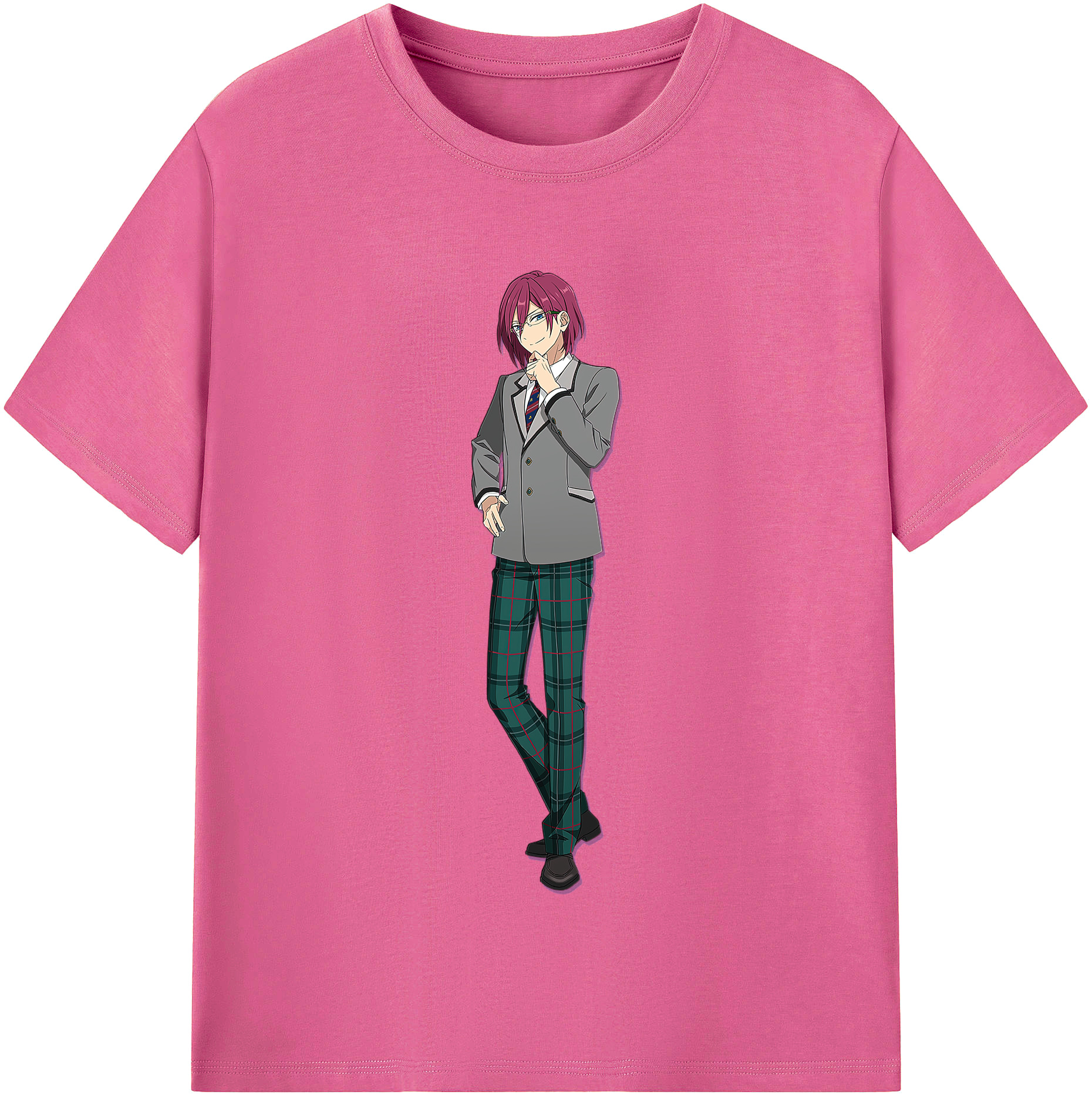 （画像用） あんさんぶるスターズ! Ensemble Stars レディースカジュアルプリントTシャツ（綿100％）