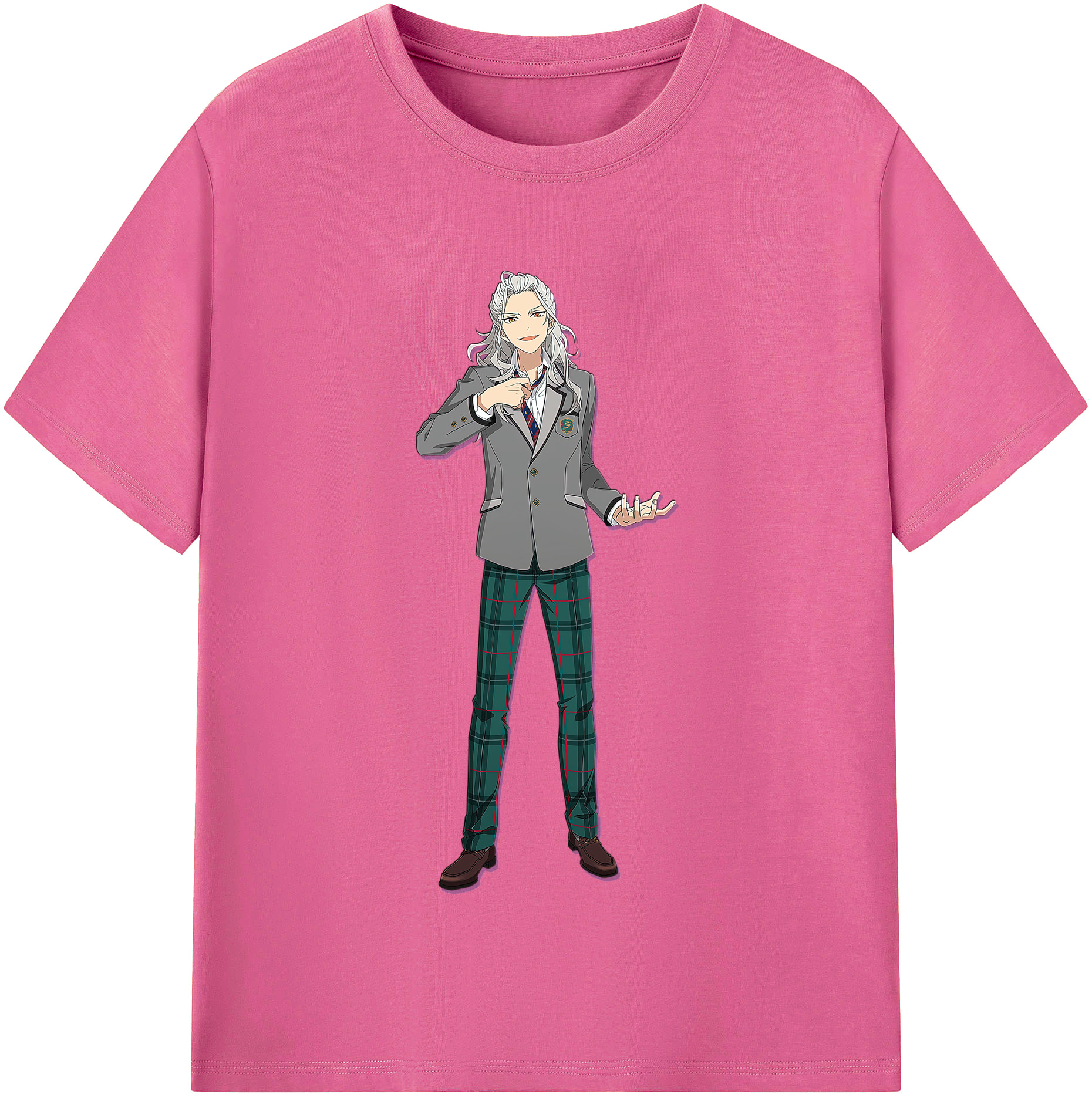 （画像用） あんさんぶるスターズ! Ensemble Stars レディースカジュアルプリントTシャツ（綿100％）