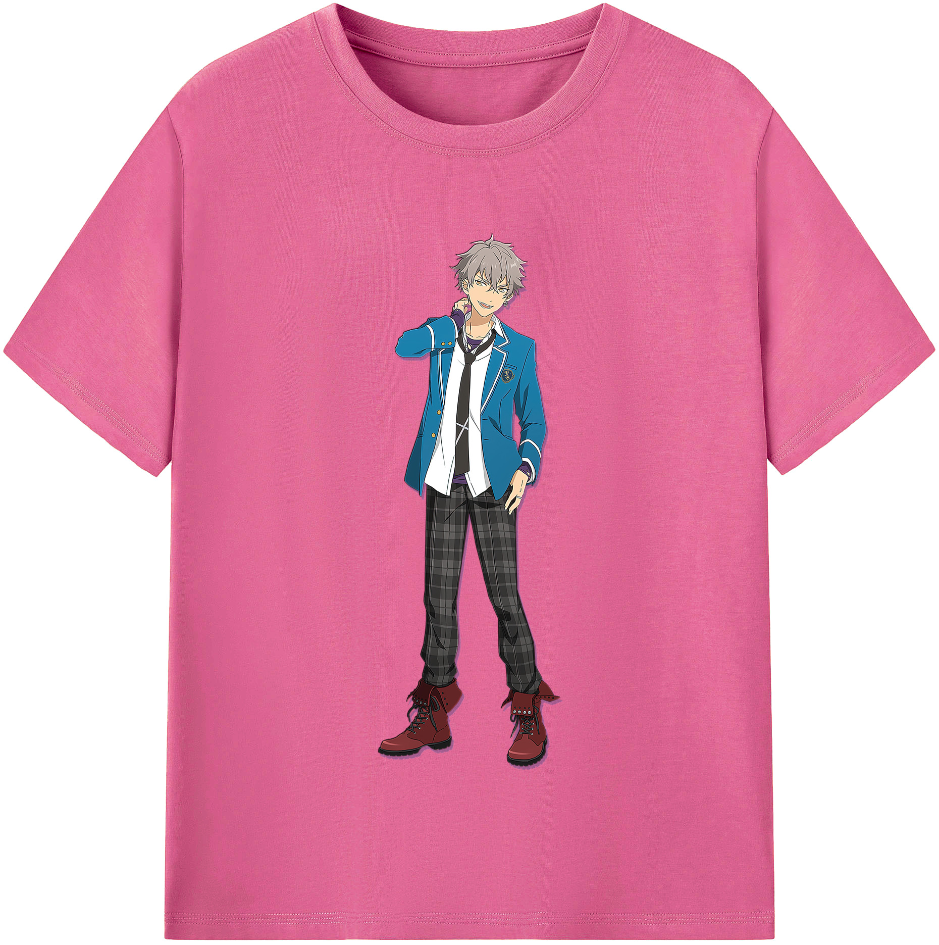 （画像用） あんさんぶるスターズ! Ensemble Stars レディースカジュアルプリントTシャツ（綿100％）