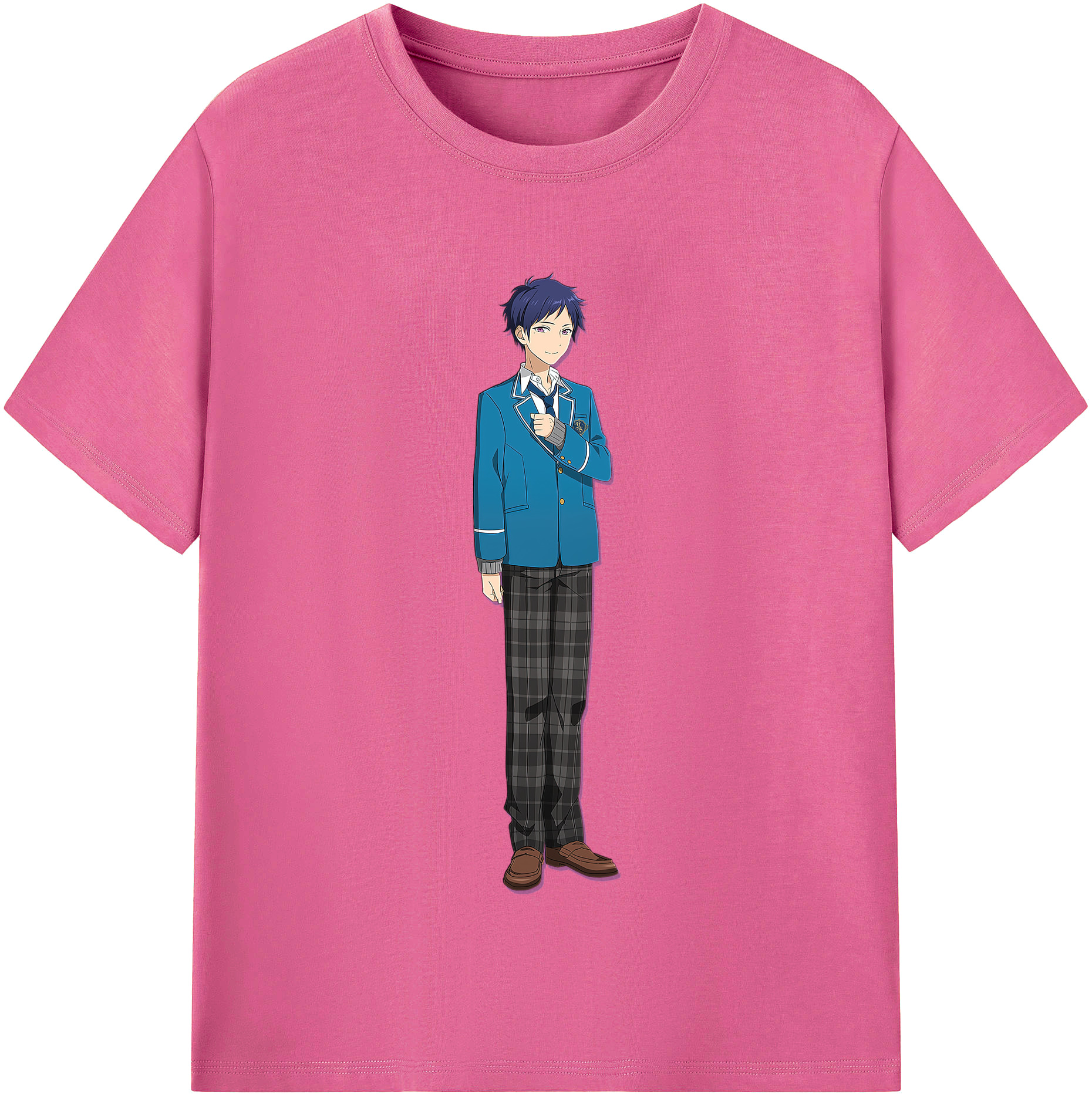 （画像用） あんさんぶるスターズ! Ensemble Stars レディースカジュアルプリントTシャツ（綿100％）