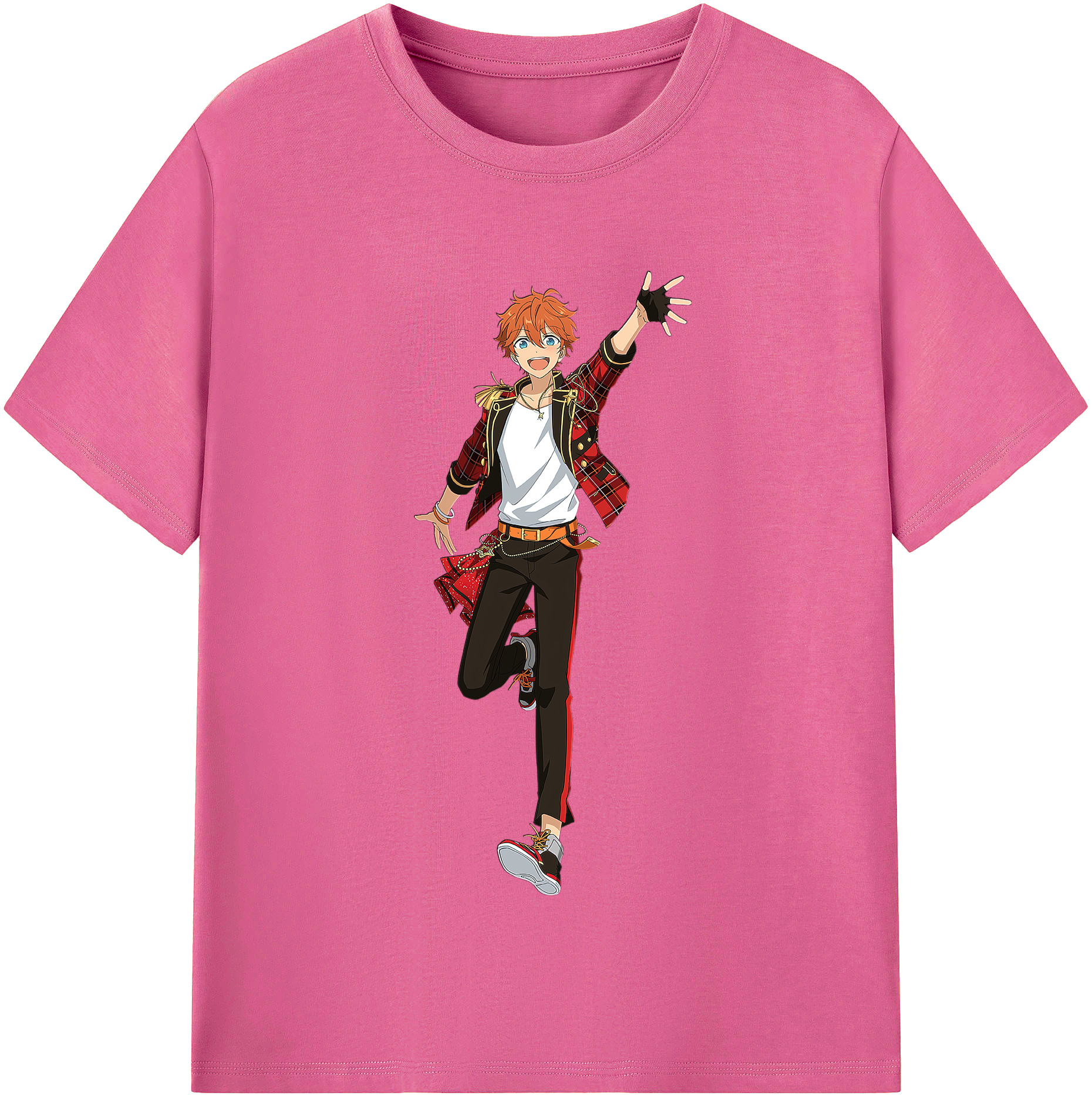 （画像用） あんさんぶるスターズ! Ensemble Stars レディースカジュアルプリントTシャツ（綿100％）