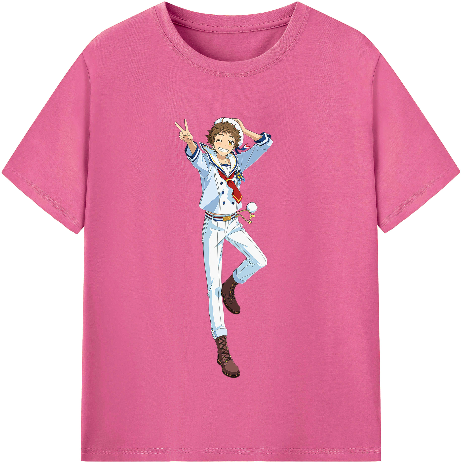 （画像用） あんさんぶるスターズ! Ensemble Stars レディースカジュアルプリントTシャツ（綿100％）