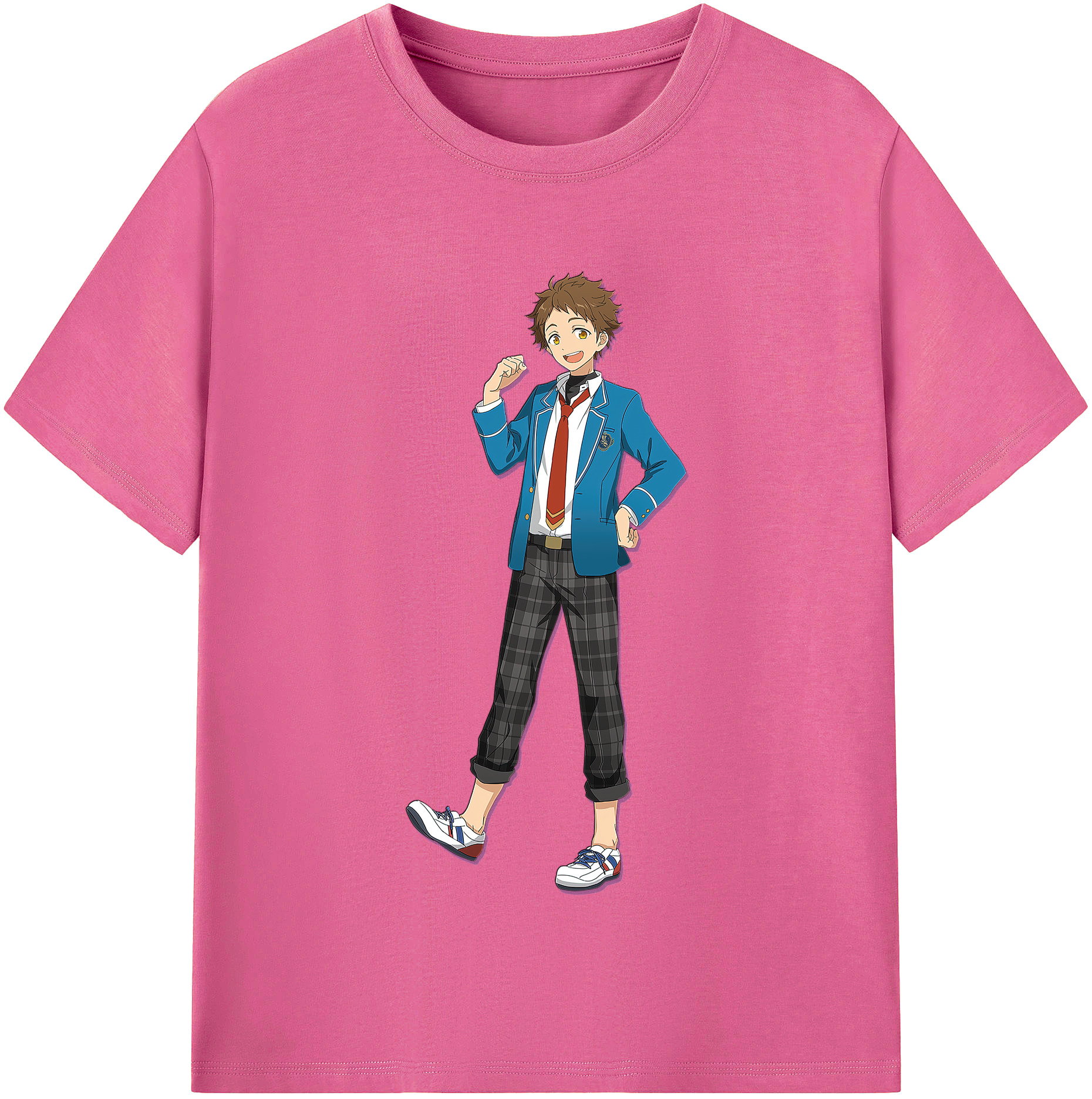 （画像用） あんさんぶるスターズ! Ensemble Stars レディースカジュアルプリントTシャツ（綿100％）
