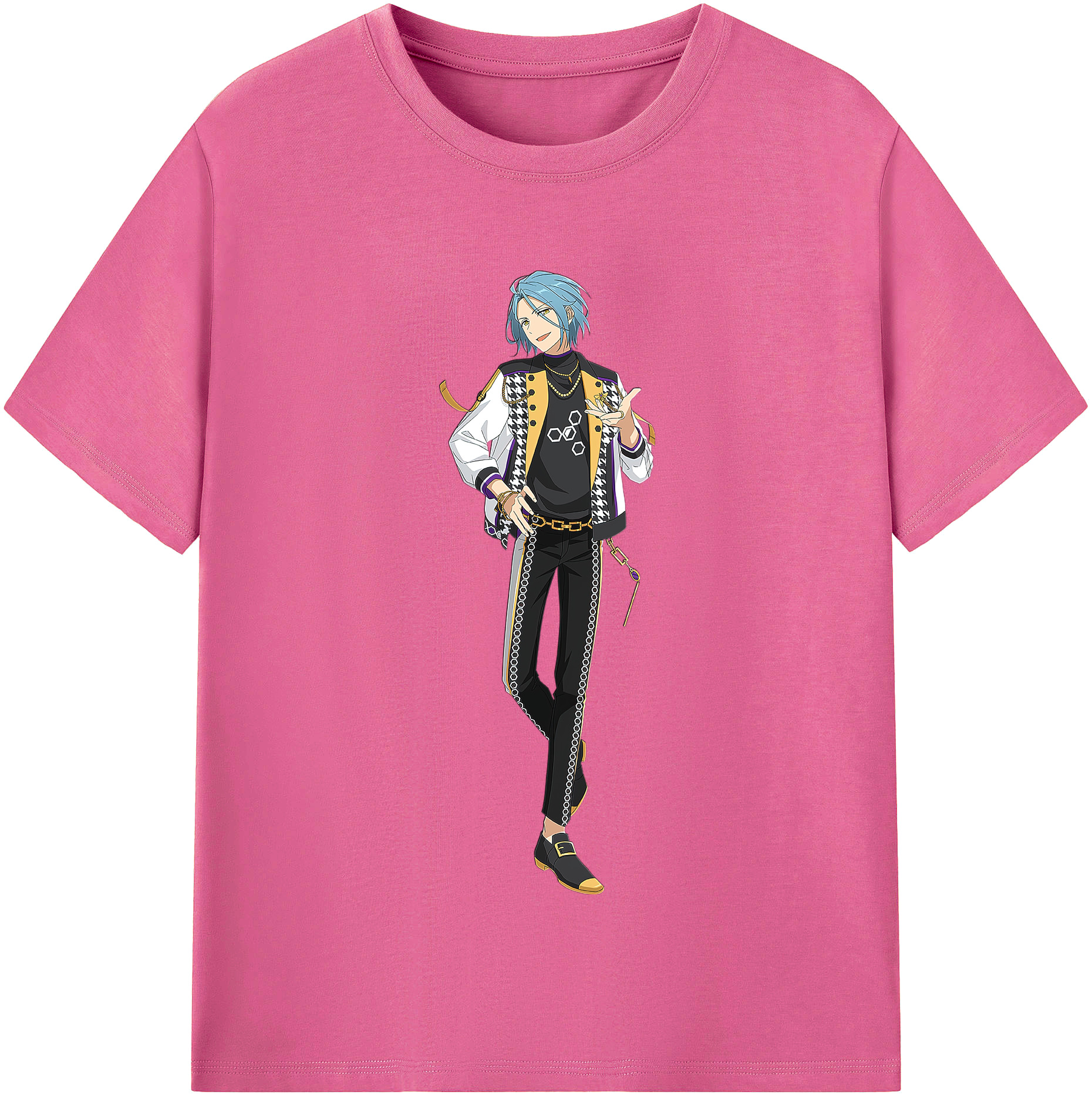 （画像用） あんさんぶるスターズ! Ensemble Stars レディースカジュアルプリントTシャツ（綿100％）