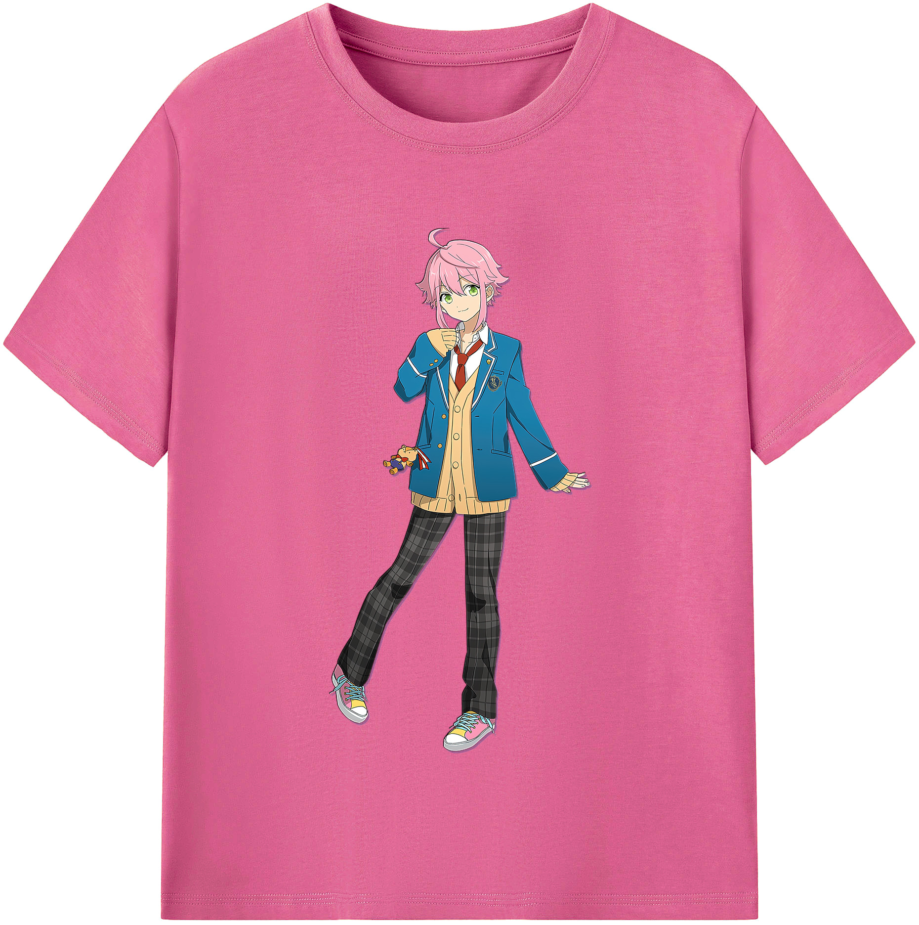 （画像用） あんさんぶるスターズ! Ensemble Stars レディースカジュアルプリントTシャツ（綿100％）