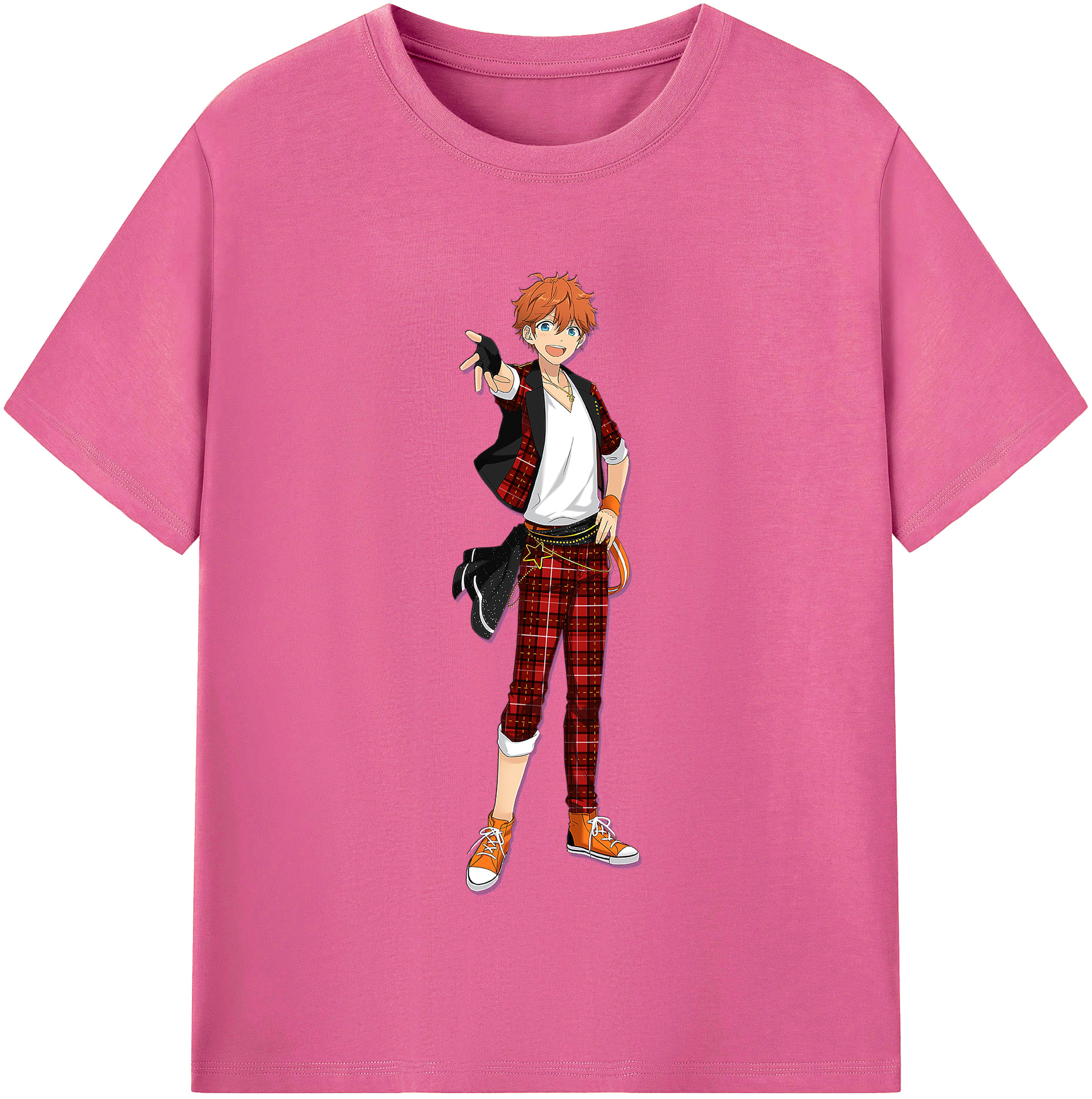 （画像用） あんさんぶるスターズ! Ensemble Stars レディースカジュアルプリントTシャツ（綿100％）