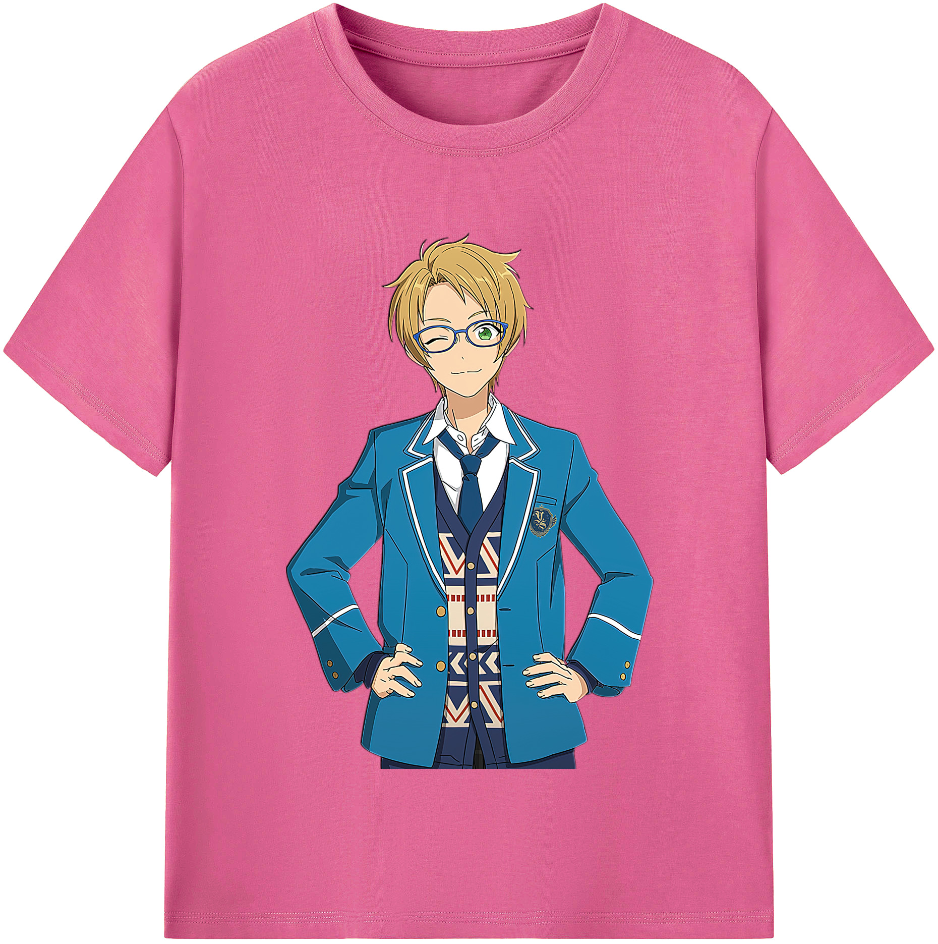 （画像用） あんさんぶるスターズ! Ensemble Stars レディースカジュアルプリントTシャツ（綿100％）