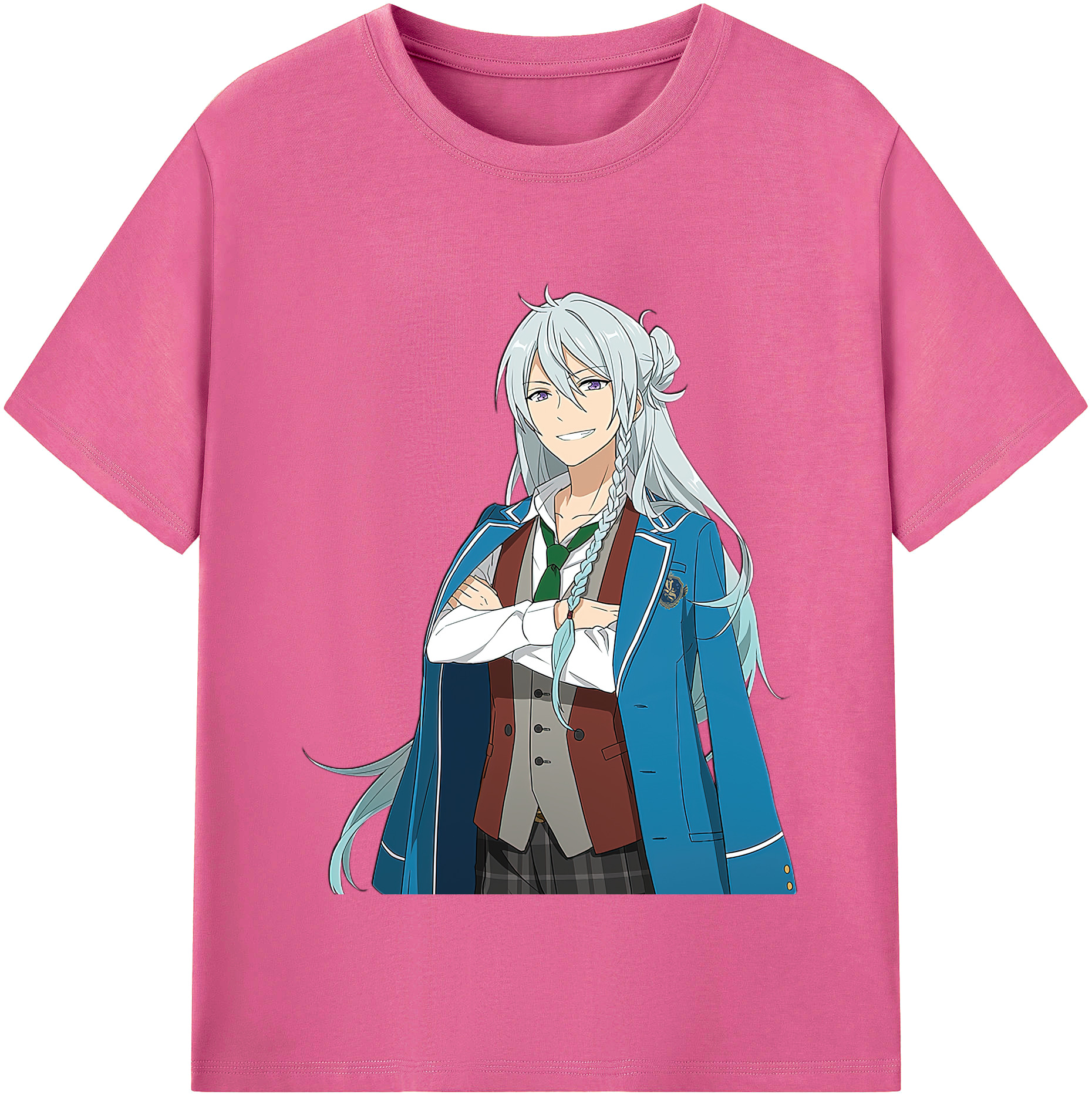 （画像用） あんさんぶるスターズ! Ensemble Stars レディースカジュアルプリントTシャツ（綿100％）