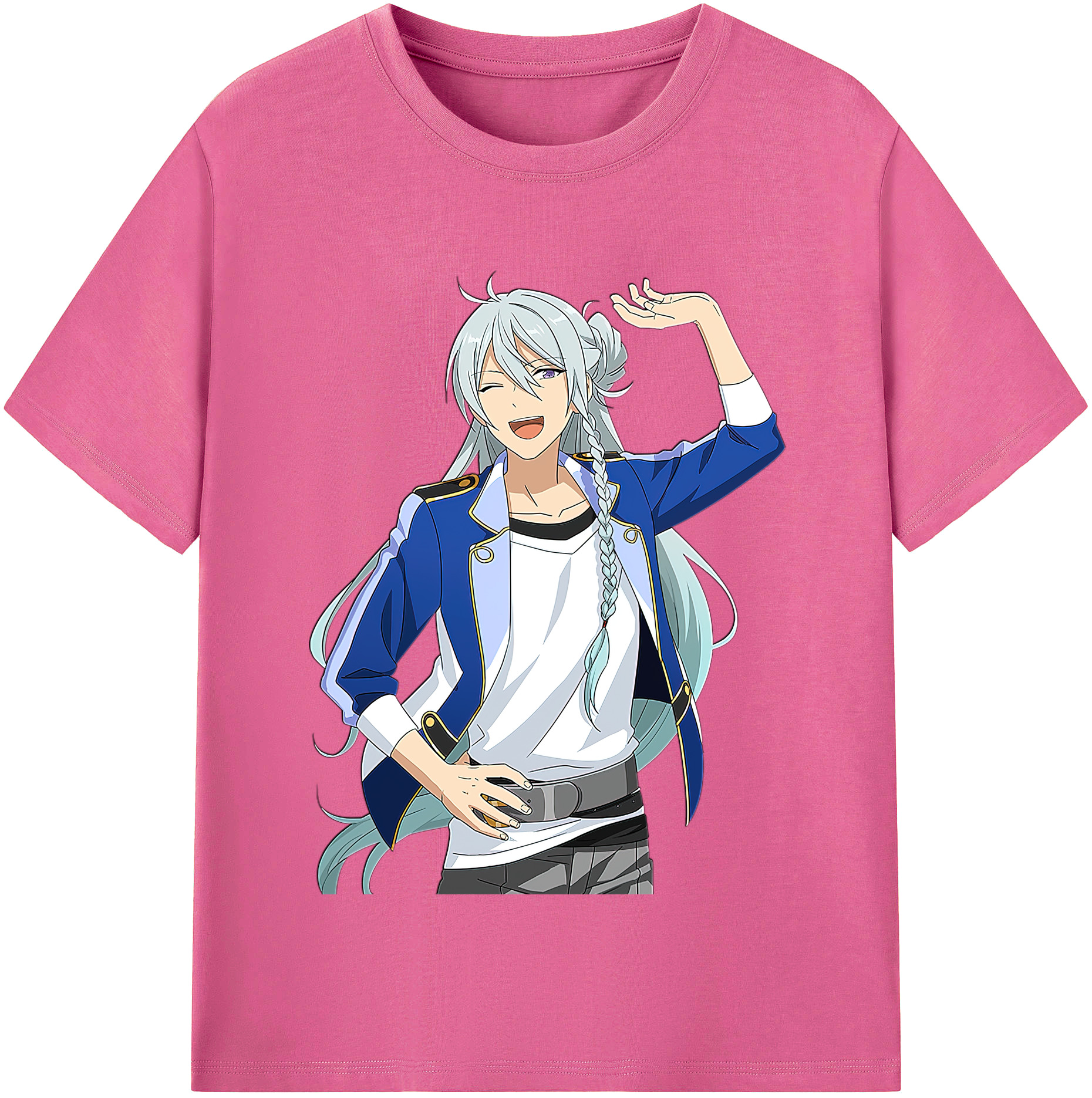 （画像用） あんさんぶるスターズ! Ensemble Stars レディースカジュアルプリントTシャツ（綿100％）