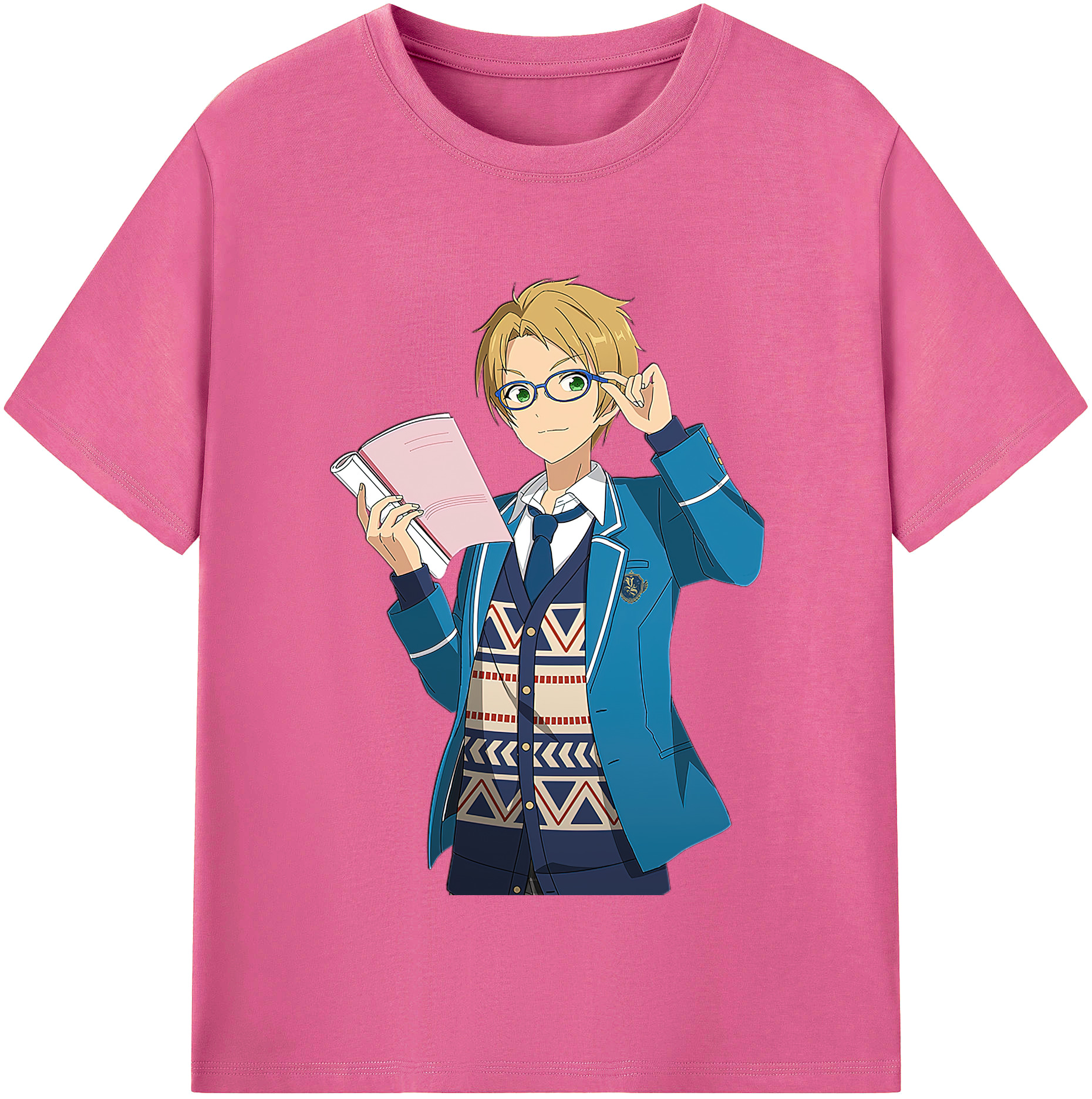 （画像用） あんさんぶるスターズ! Ensemble Stars レディースカジュアルプリントTシャツ（綿100％）