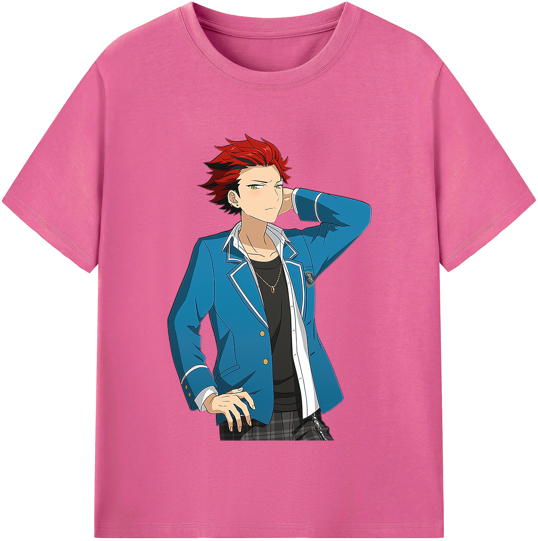 （画像用） あんさんぶるスターズ! Ensemble Stars レディースカジュアルプリントTシャツ（綿100％）