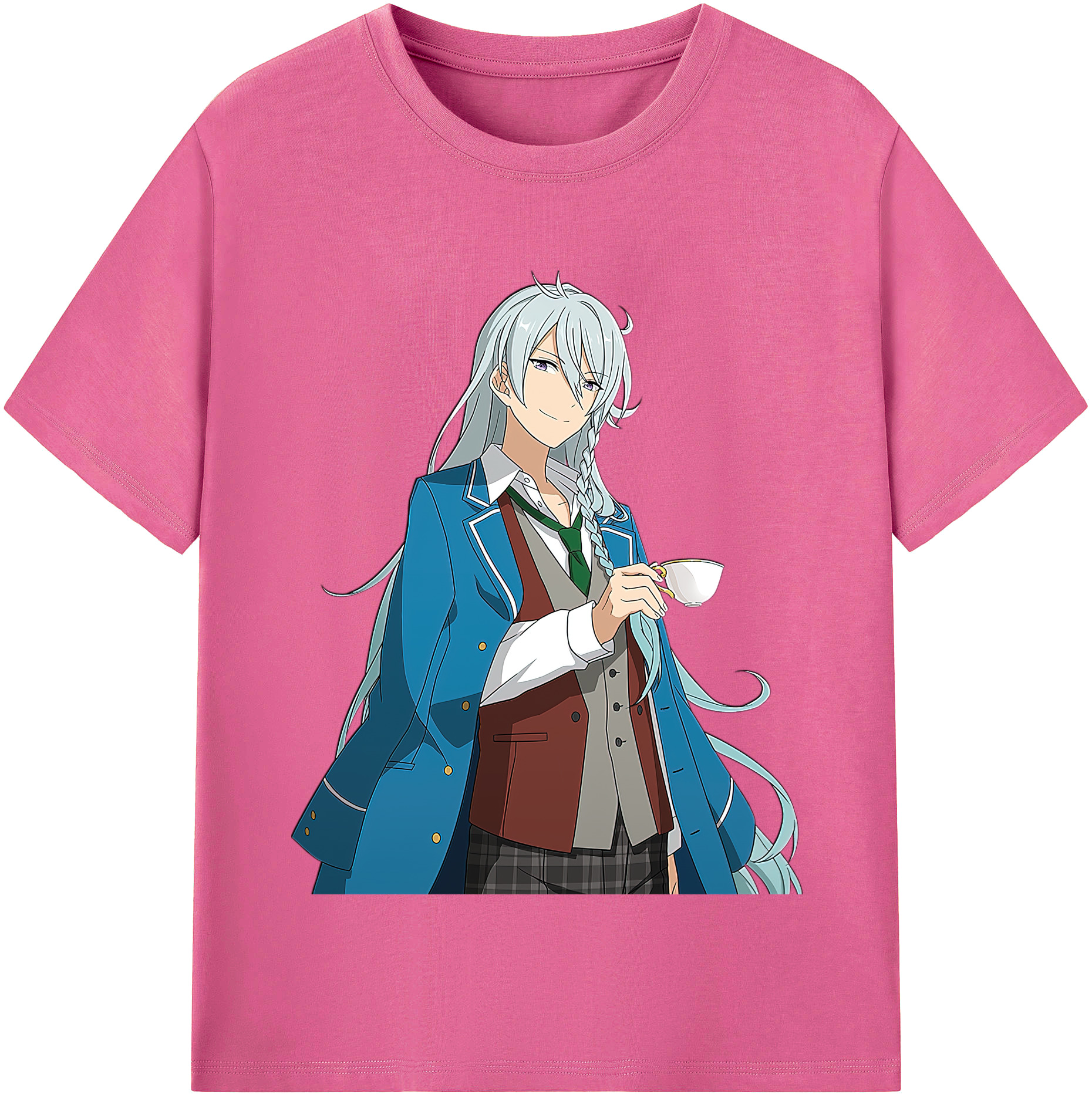 （画像用） あんさんぶるスターズ! Ensemble Stars レディースカジュアルプリントTシャツ（綿100％）