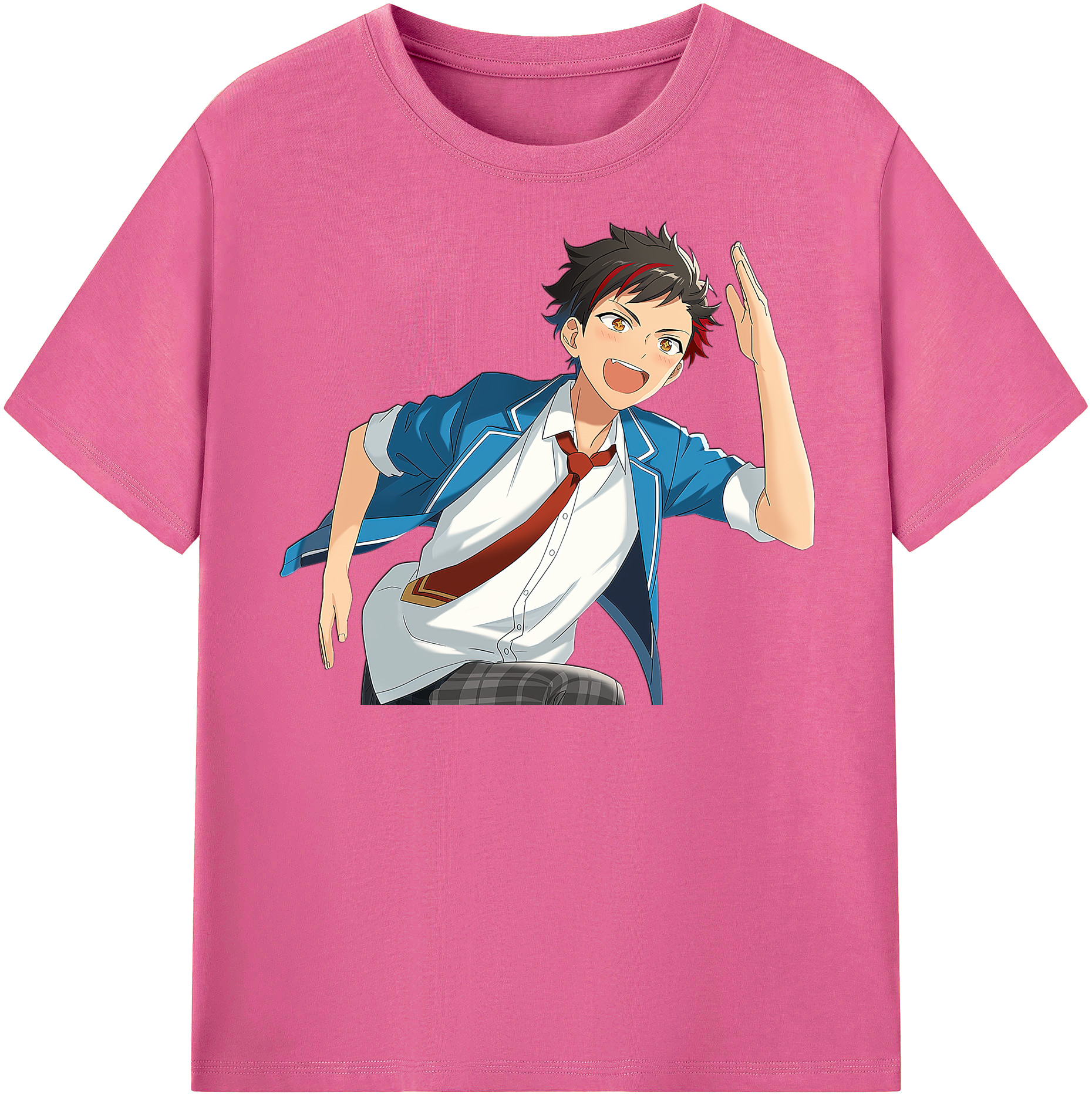 （画像用） あんさんぶるスターズ! Ensemble Stars レディースカジュアルプリントTシャツ（綿100％）