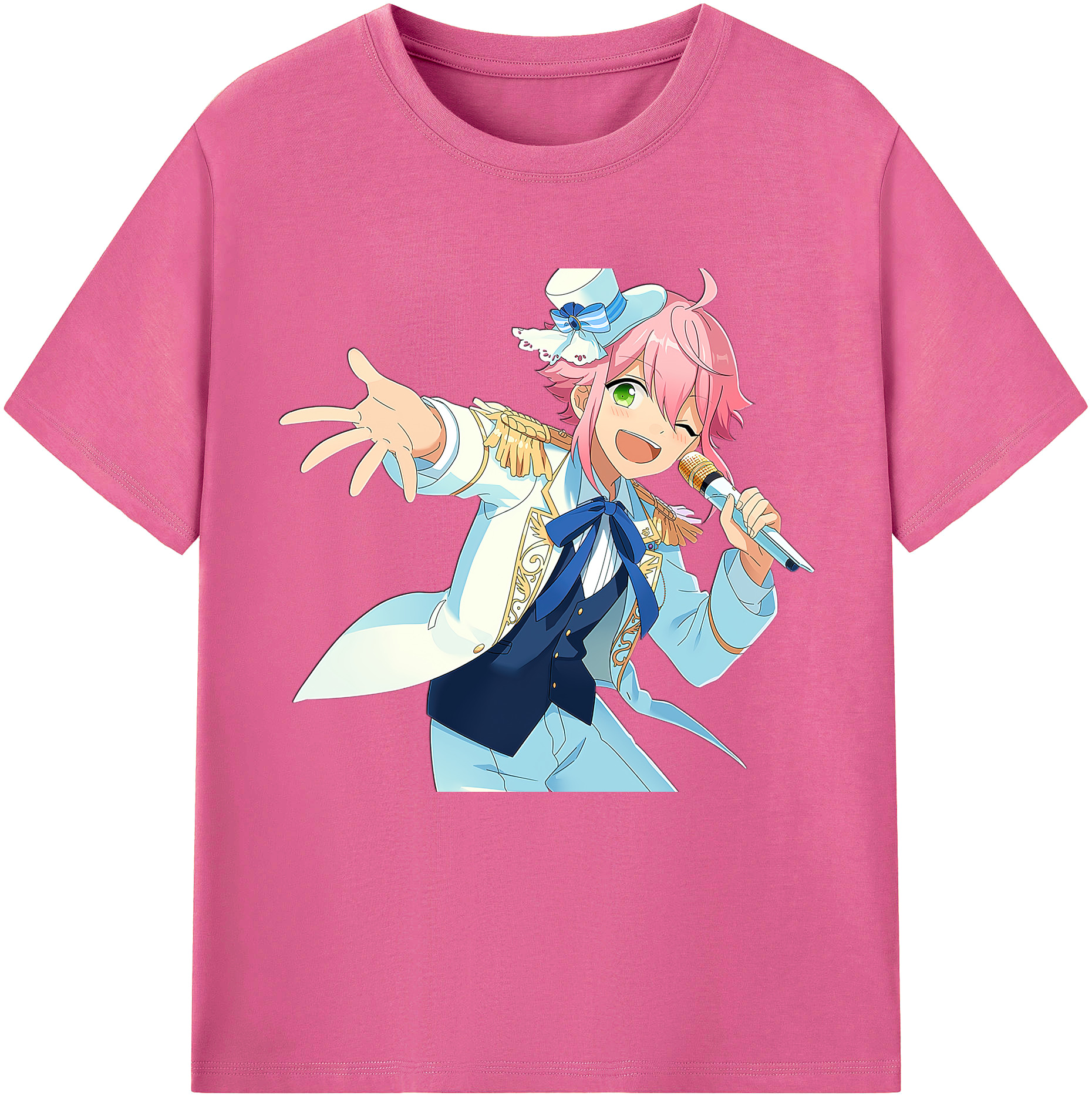 （画像用） あんさんぶるスターズ! Ensemble Stars レディースカジュアルプリントTシャツ（綿100％）