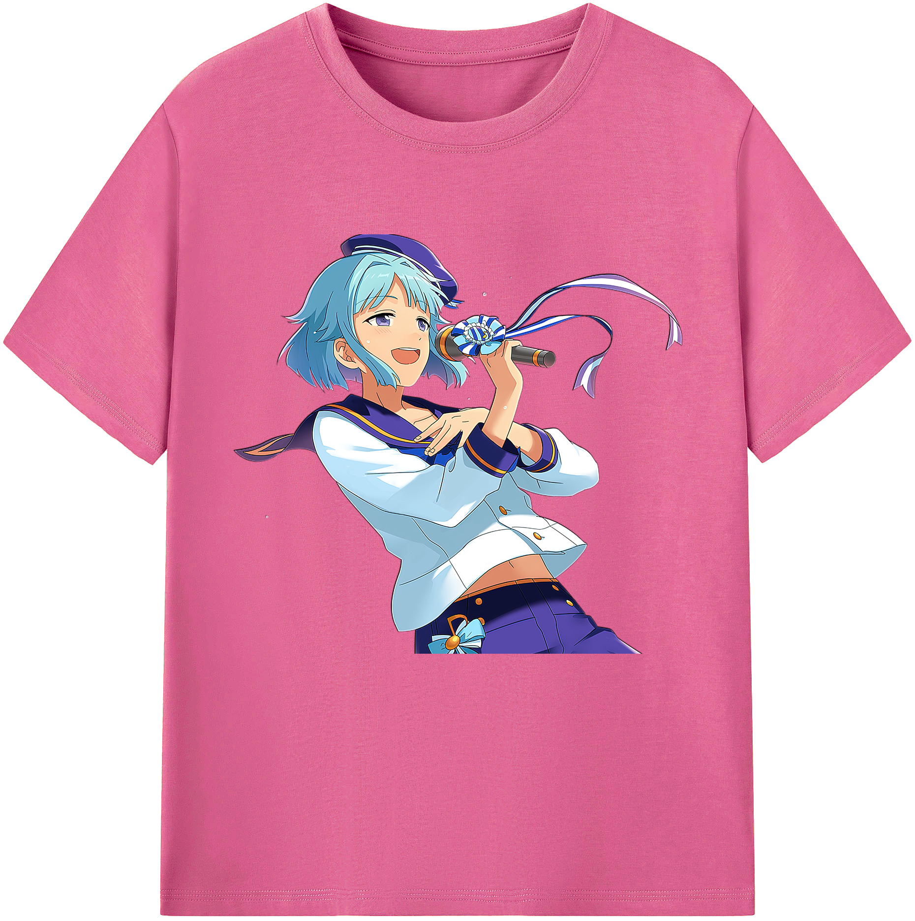 （画像用） あんさんぶるスターズ! Ensemble Stars レディースカジュアルプリントTシャツ（綿100％）