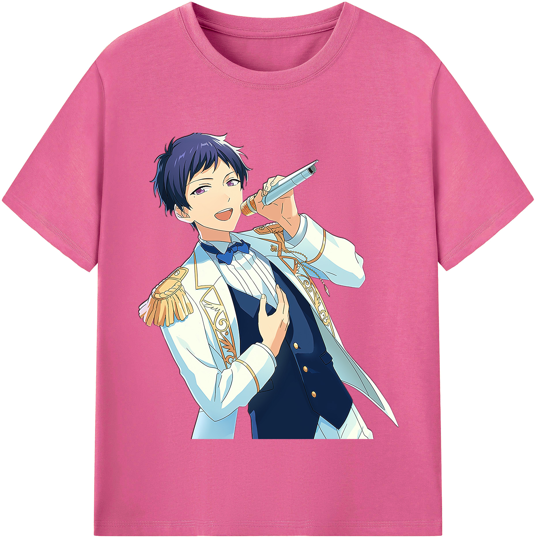 （画像用） あんさんぶるスターズ! Ensemble Stars レディースカジュアルプリントTシャツ（綿100％）