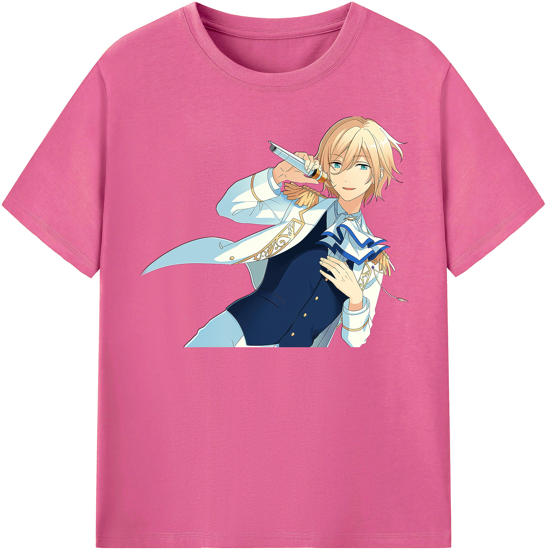 （画像用） あんさんぶるスターズ! Ensemble Stars レディースカジュアルプリントTシャツ（綿100％）