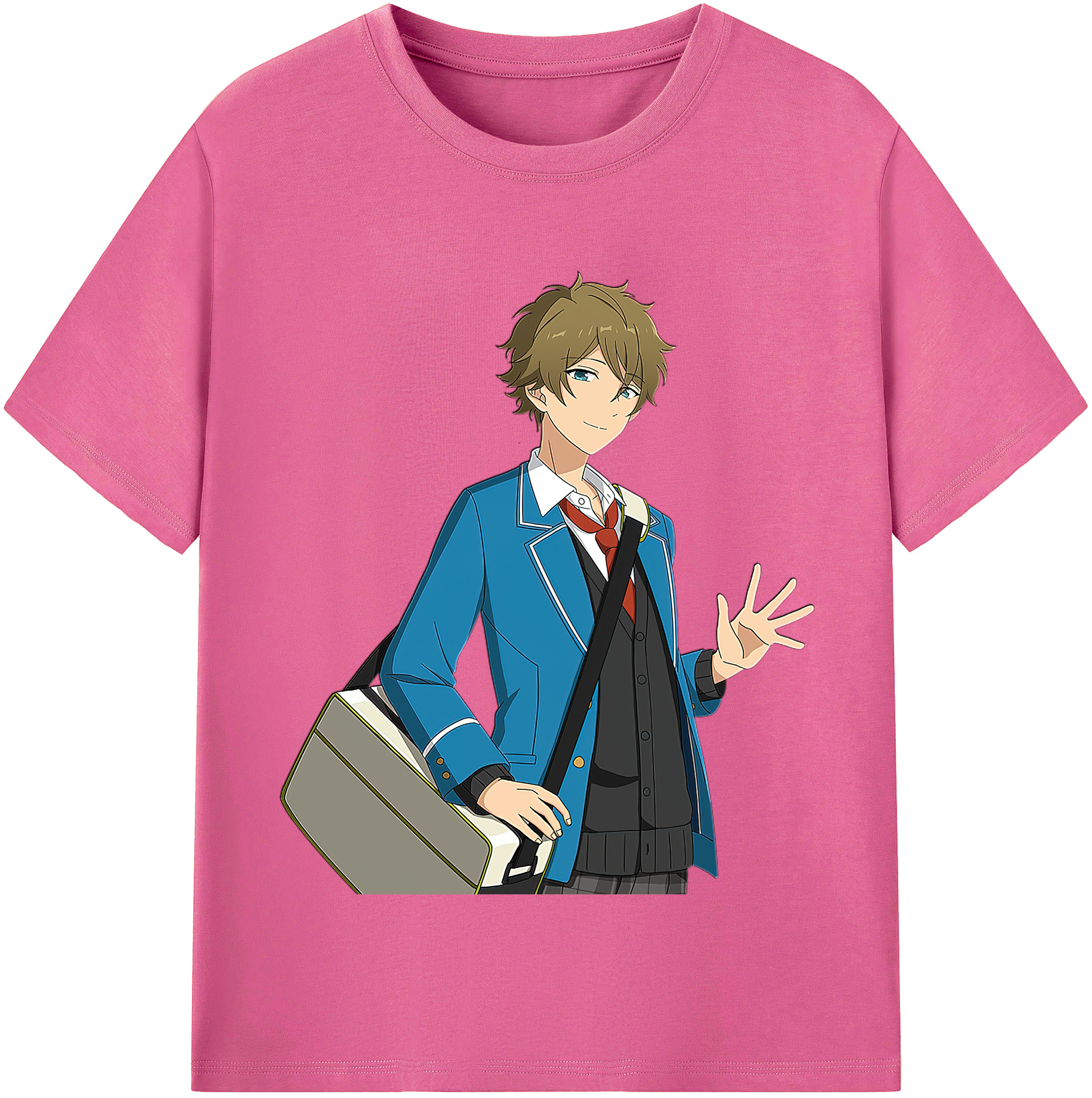 （画像用） あんさんぶるスターズ! Ensemble Stars レディースカジュアルプリントTシャツ（綿100％）