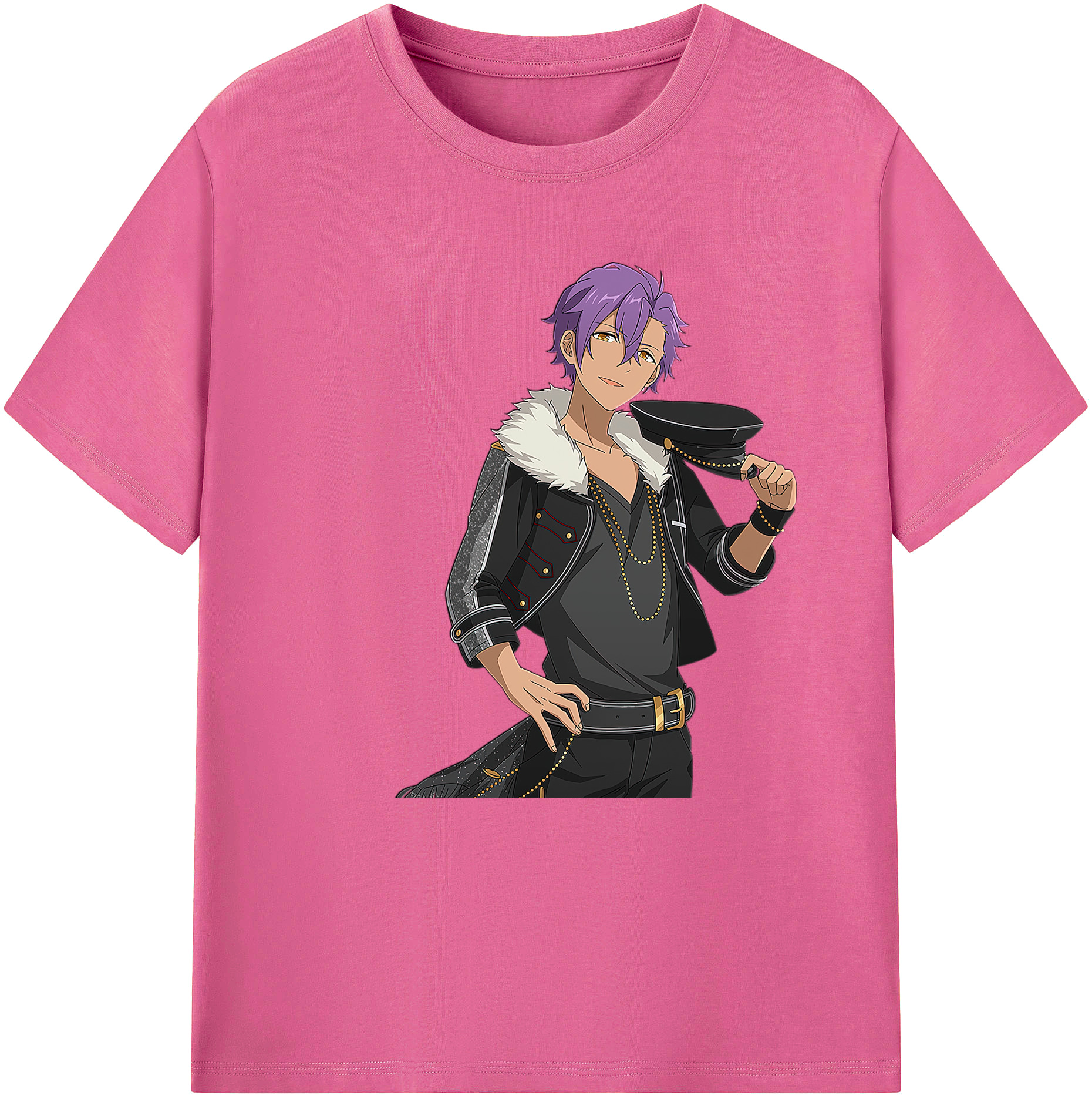 （画像用） あんさんぶるスターズ! Ensemble Stars レディースカジュアルプリントTシャツ（綿100％）