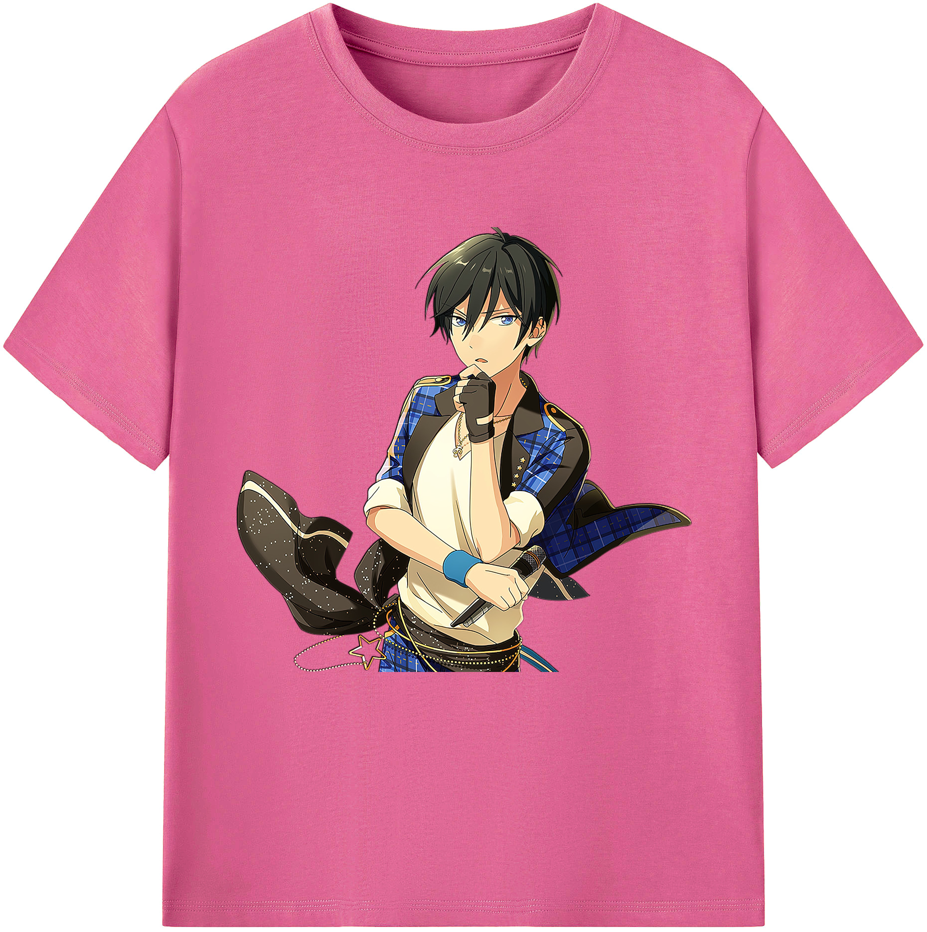 （画像用） あんさんぶるスターズ! Ensemble Stars レディースカジュアルプリントTシャツ（綿100％）