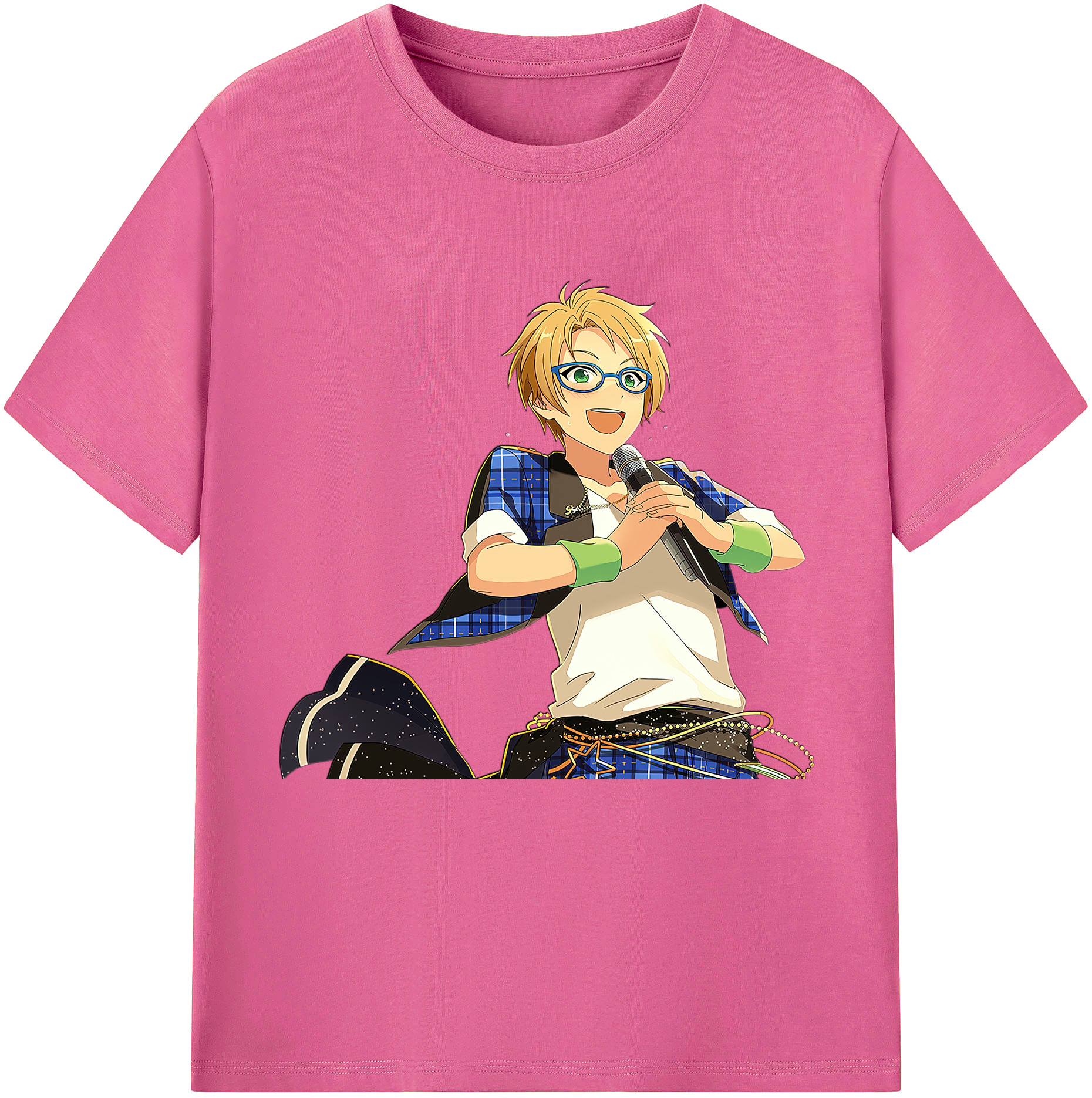 （画像用） あんさんぶるスターズ! Ensemble Stars レディースカジュアルプリントTシャツ（綿100％）