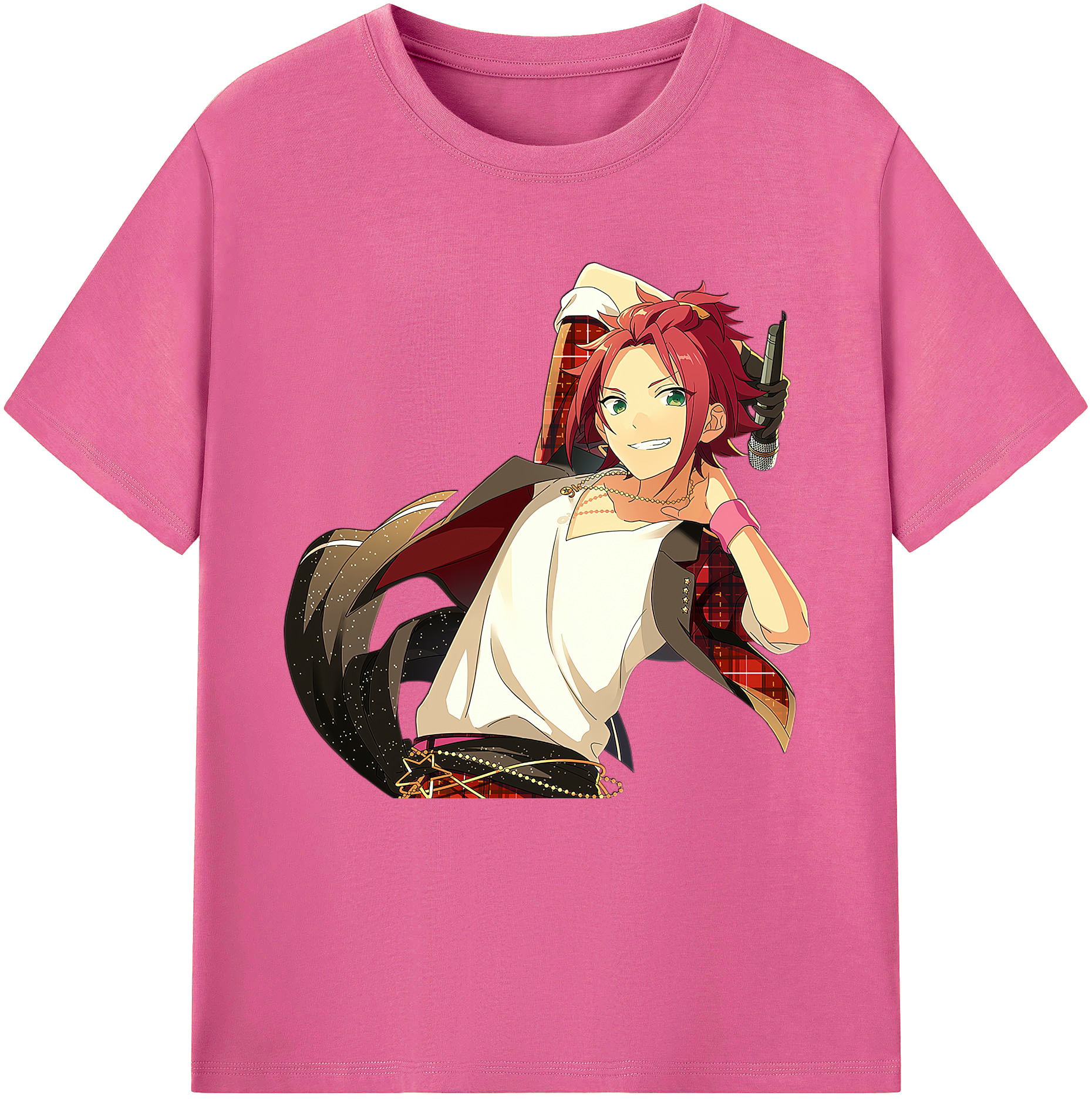 （画像用） あんさんぶるスターズ! Ensemble Stars レディースカジュアルプリントTシャツ（綿100％）