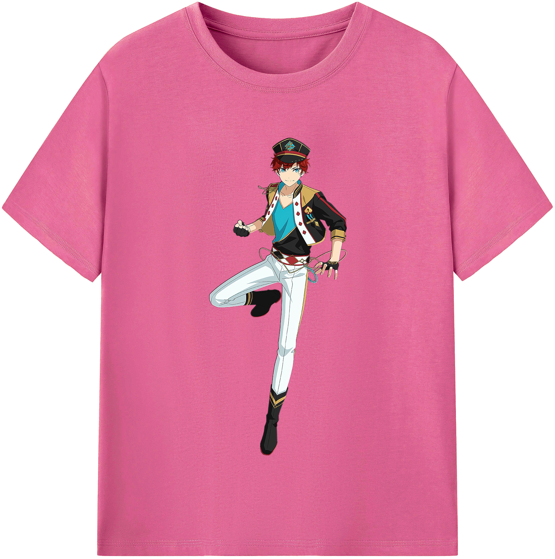 （画像用） あんさんぶるスターズ! Ensemble Stars レディースカジュアルプリントTシャツ（綿100％）