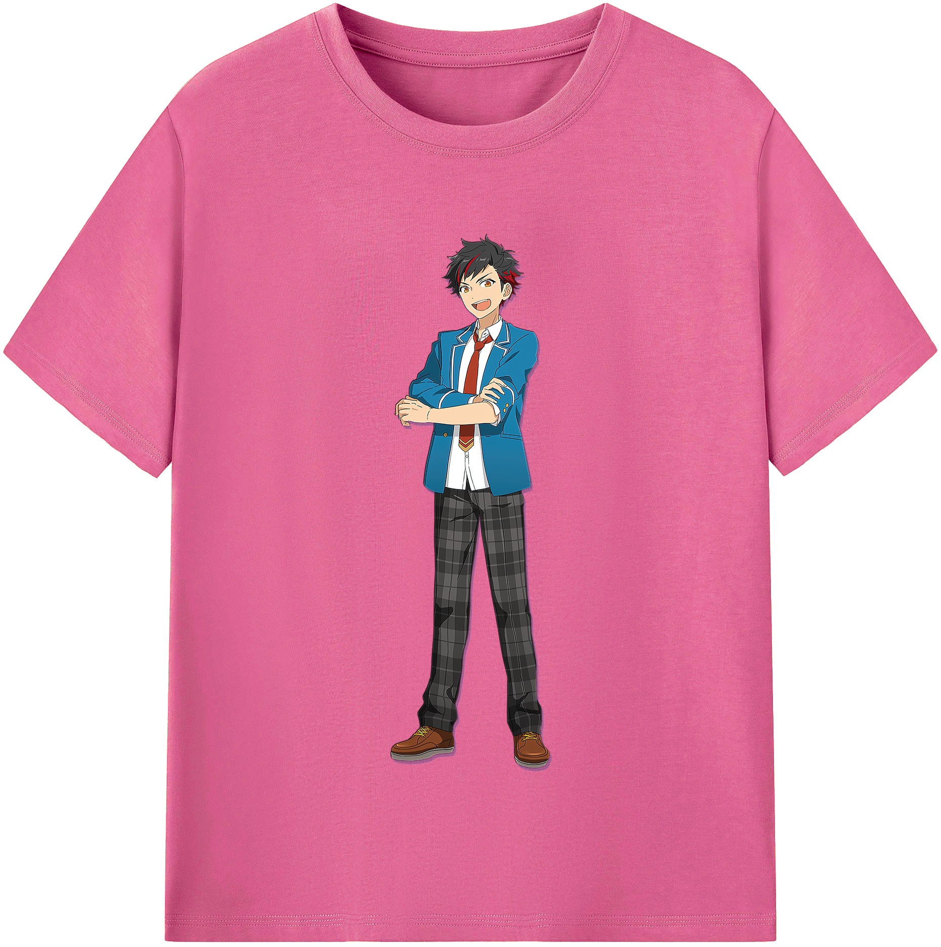 （画像用） あんさんぶるスターズ! Ensemble Stars レディースカジュアルプリントTシャツ（綿100％）