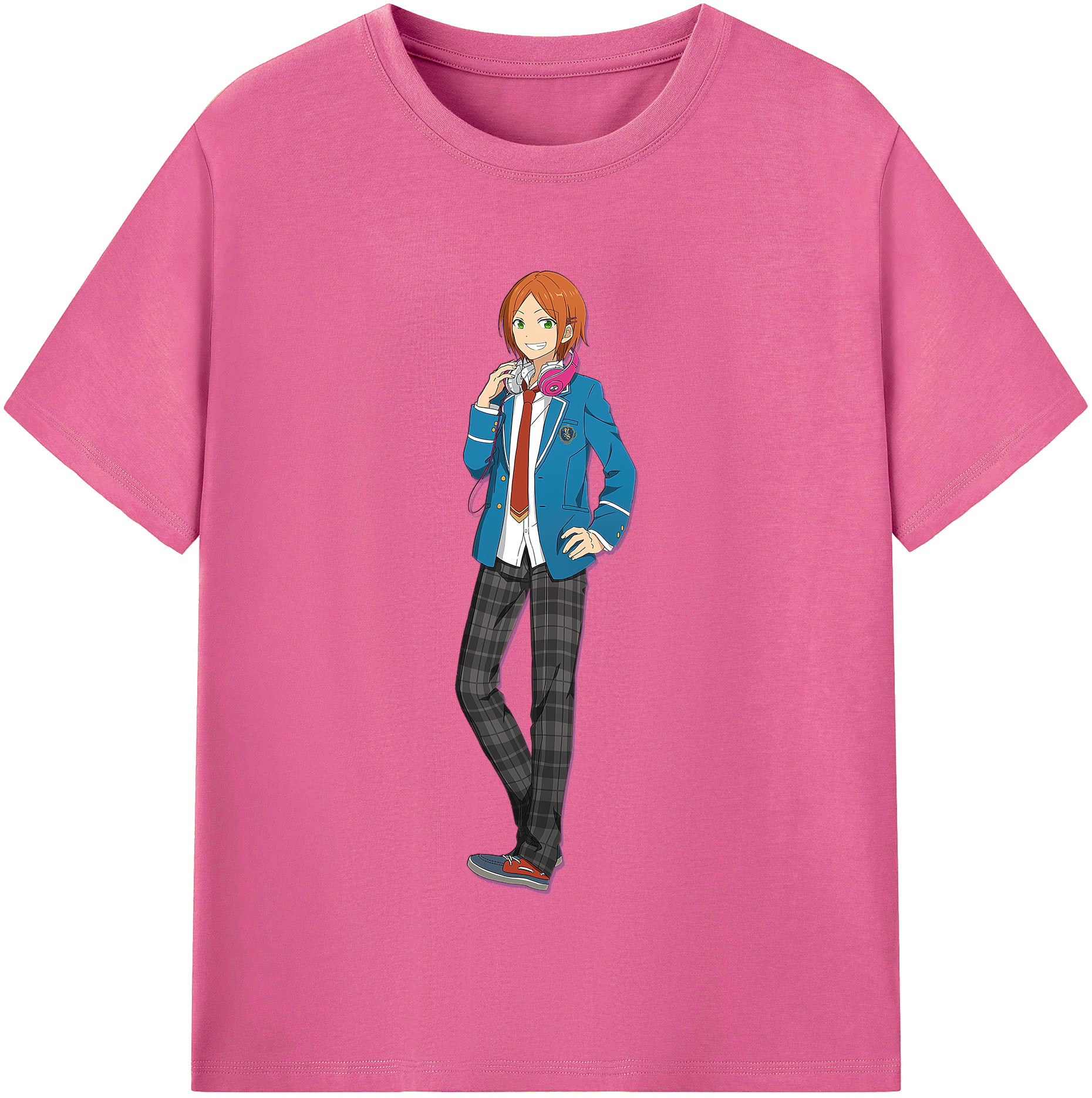（画像用） あんさんぶるスターズ! Ensemble Stars レディースカジュアルプリントTシャツ（綿100％）