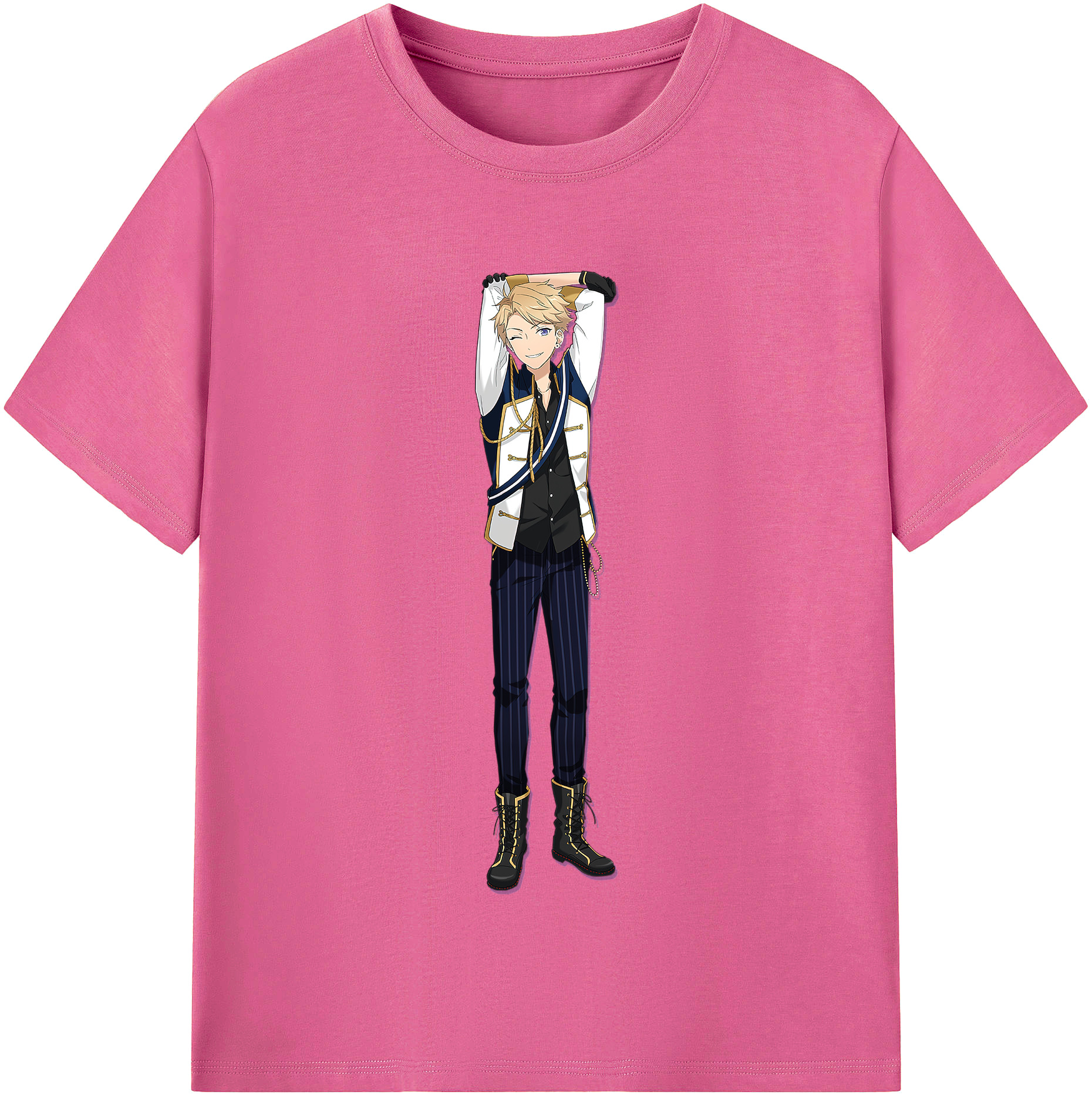 （画像用） あんさんぶるスターズ! Ensemble Stars レディースカジュアルプリントTシャツ（綿100％）