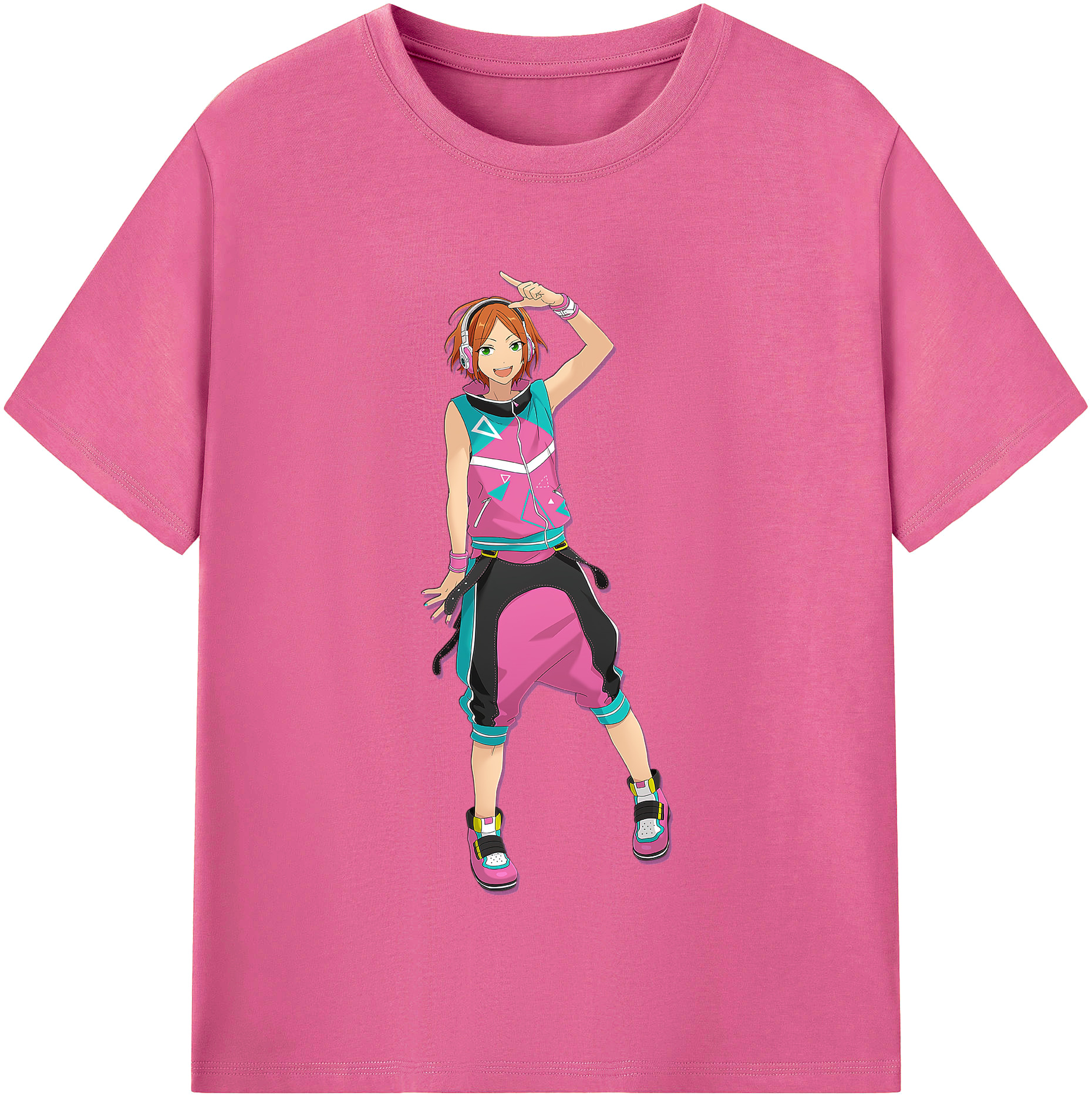（画像用） あんさんぶるスターズ! Ensemble Stars レディースカジュアルプリントTシャツ（綿100％）