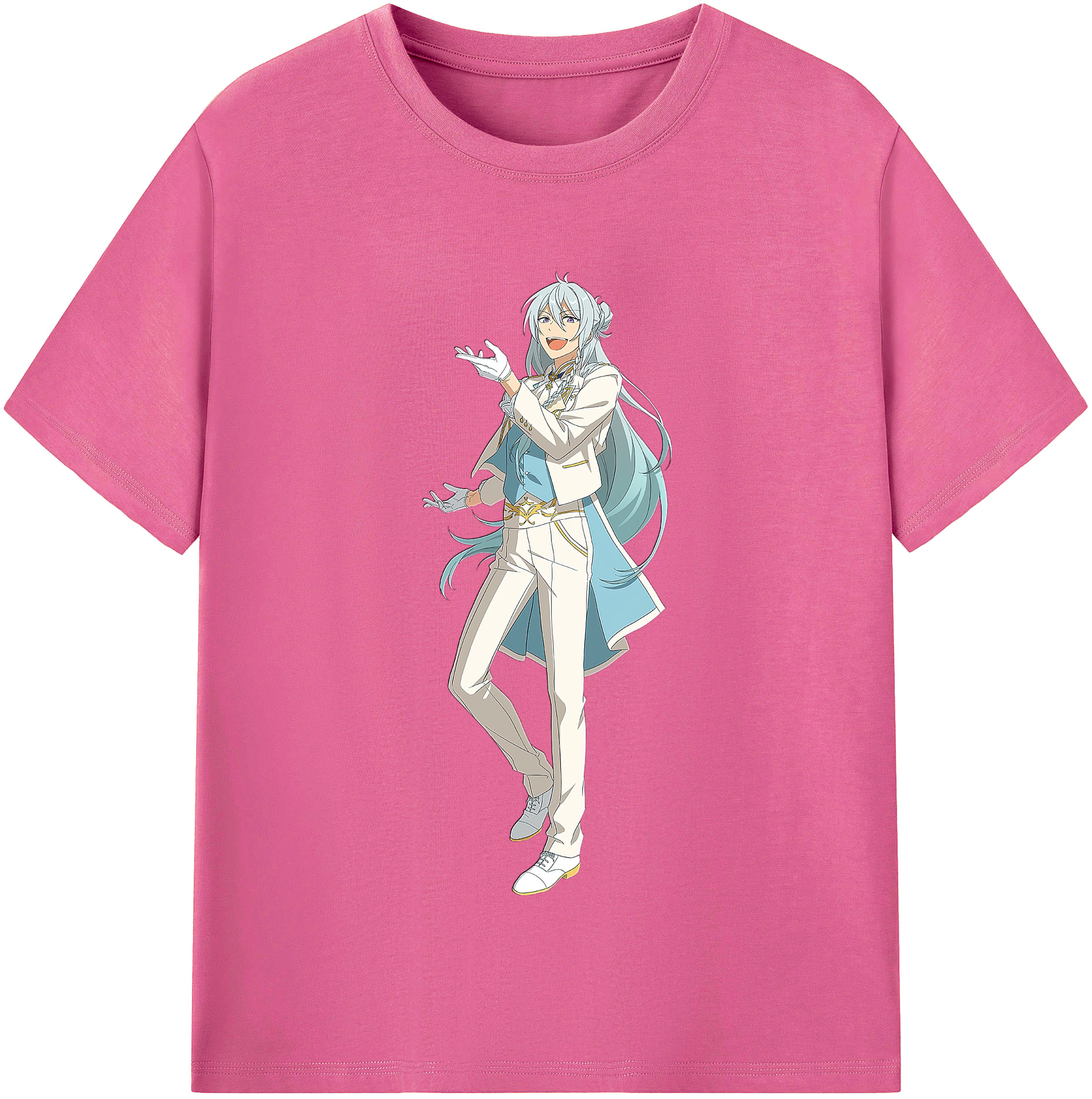 （画像用） あんさんぶるスターズ! Ensemble Stars レディースカジュアルプリントTシャツ（綿100％）