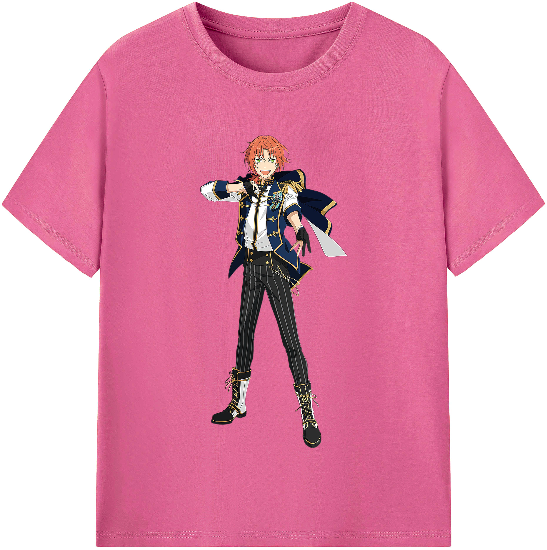 （画像用） あんさんぶるスターズ! Ensemble Stars レディースカジュアルプリントTシャツ（綿100％）