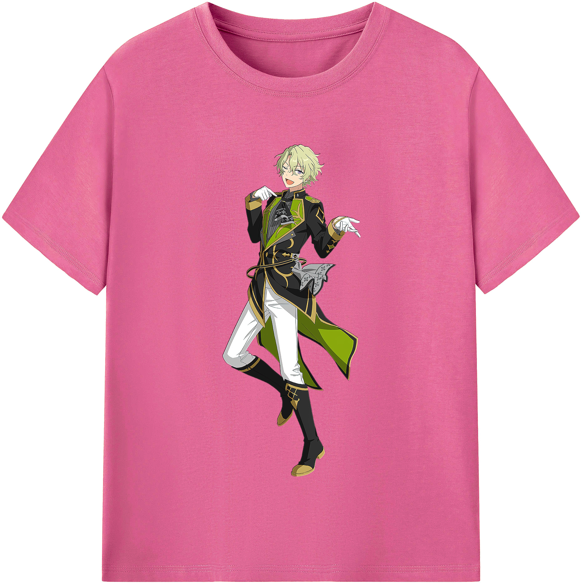 （画像用） あんさんぶるスターズ! Ensemble Stars レディースカジュアルプリントTシャツ（綿100％）