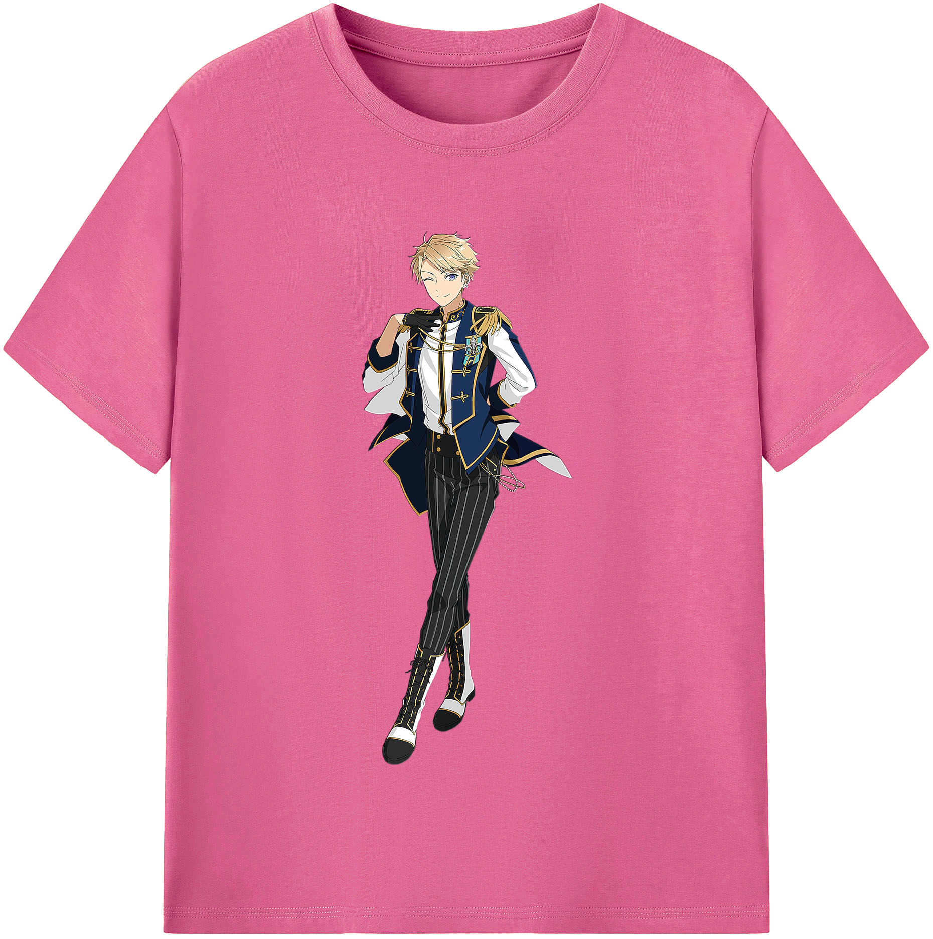 （画像用） あんさんぶるスターズ! Ensemble Stars レディースカジュアルプリントTシャツ（綿100％）