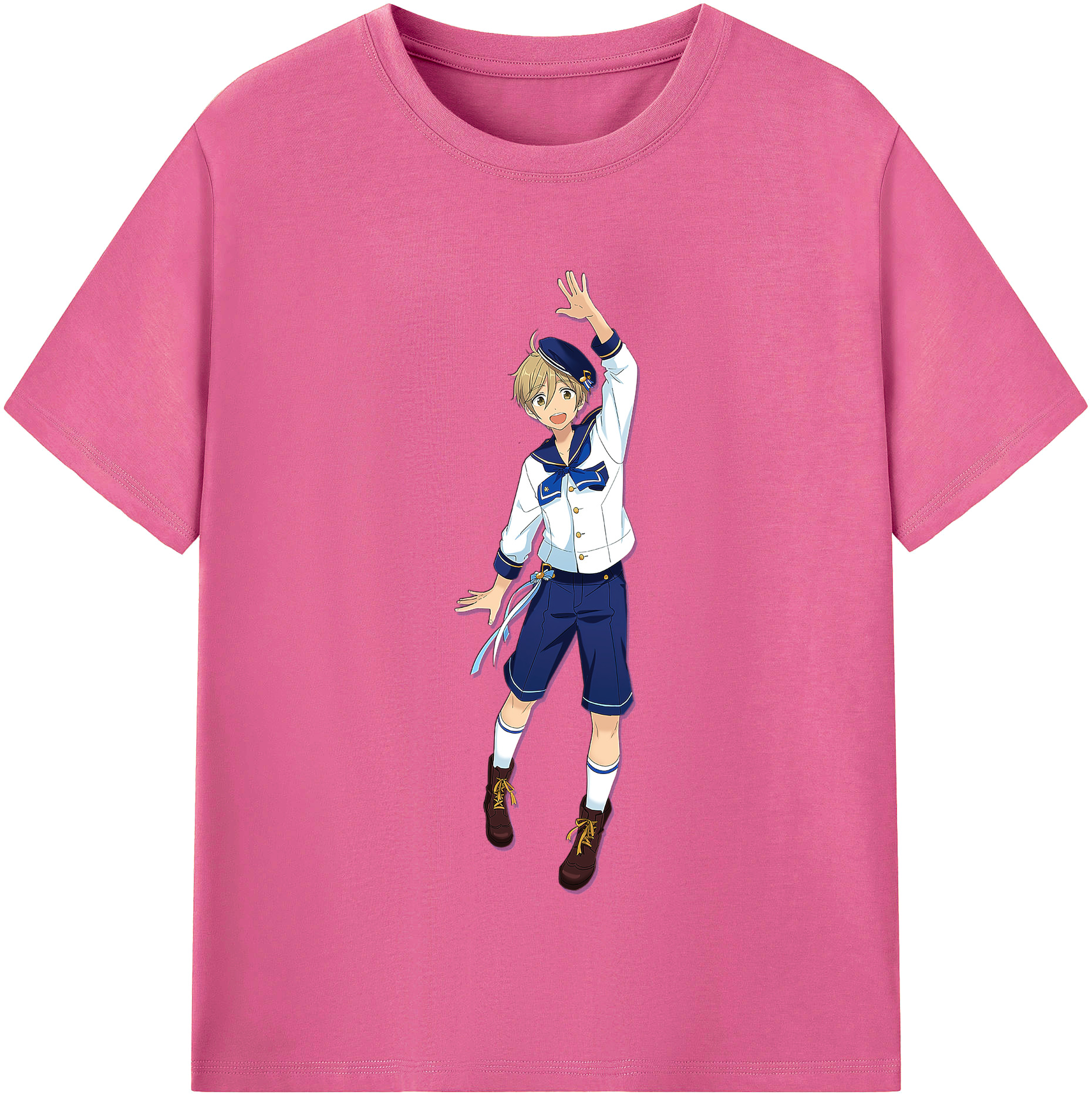 （画像用） あんさんぶるスターズ! Ensemble Stars レディースカジュアルプリントTシャツ（綿100％）